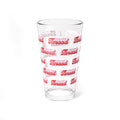 16oz Mixing Glass — Retro 'Pull My Thread' Pattern Cocktail Glass