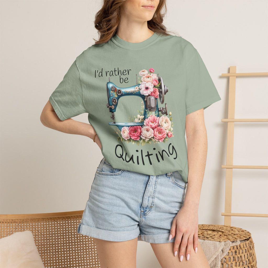 I'd Rather Be Quilting | T-Shirt