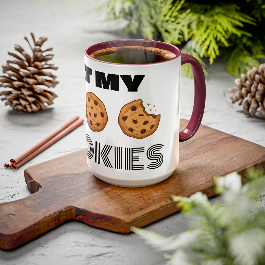 Eat My Cookies Mug | Chocolate Chip Cookie Illustration