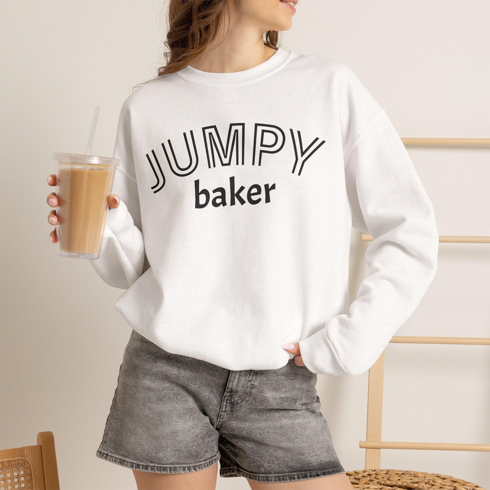 Jumpy Baker Sweatshirt | Hoppy to Bake For You