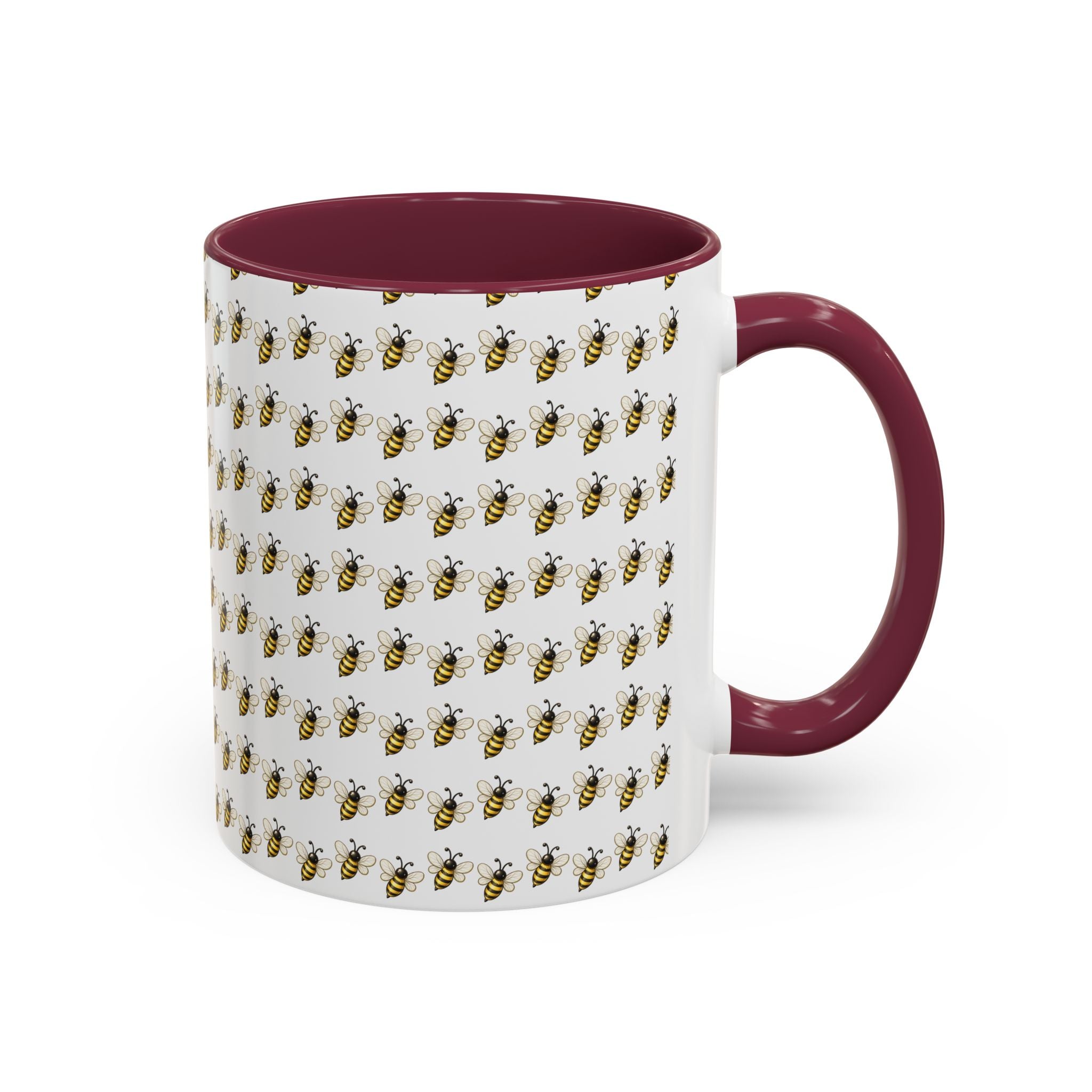 Honey Bee Pattern Mug | Ceramic Coffee Cup