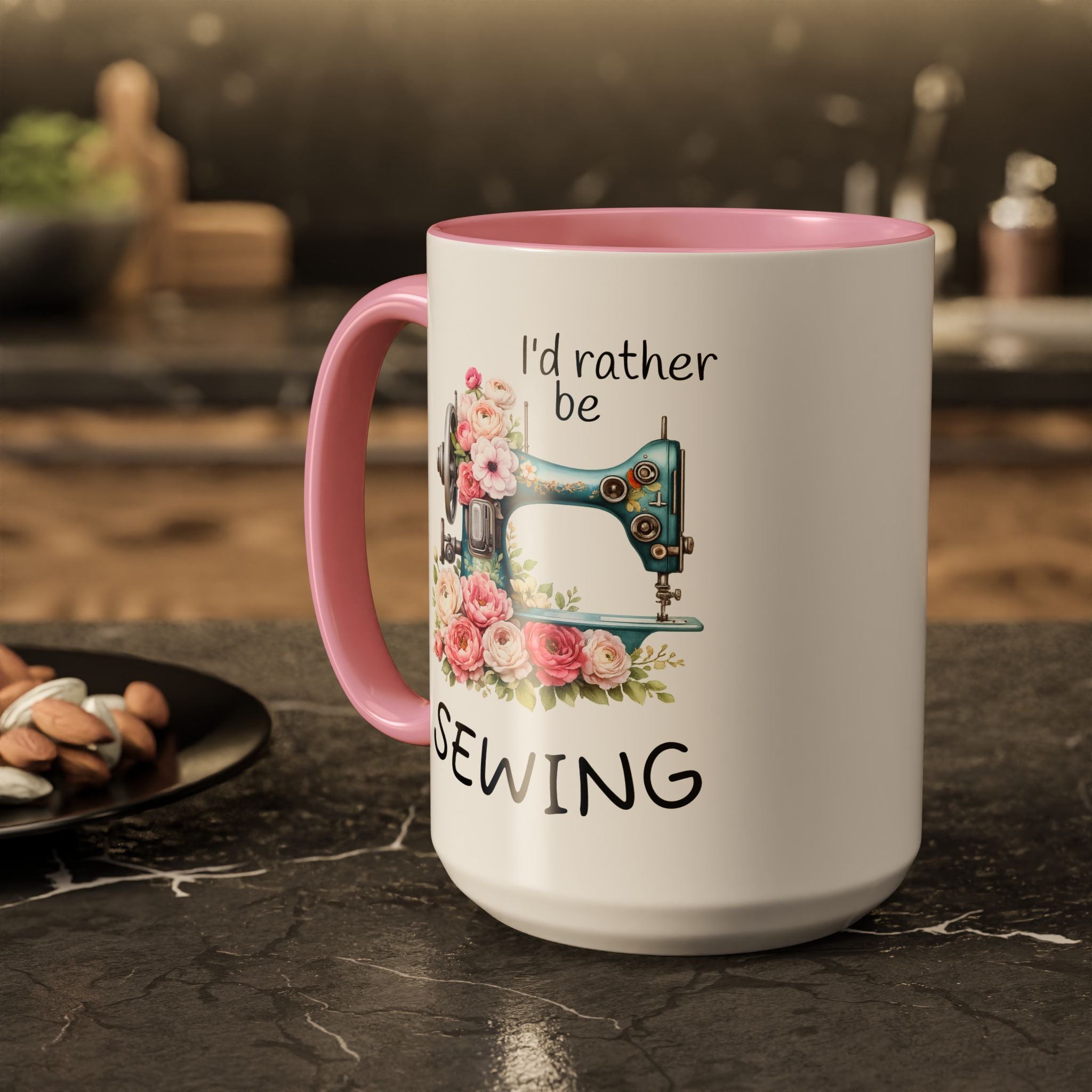 Colorful Camper Van Illustration Mug | Ceramic