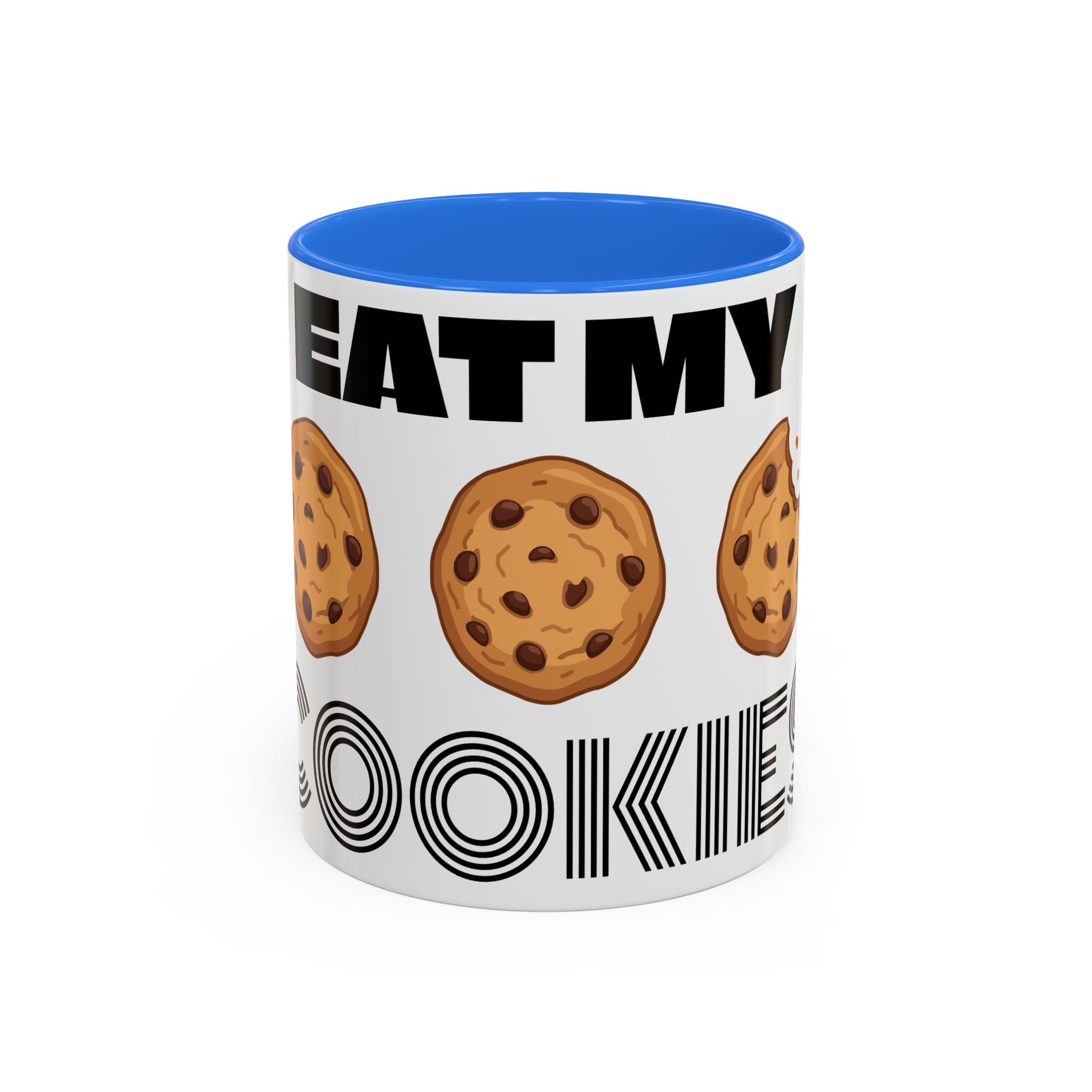 Eat My Cookies Mug | Chocolate Chip Cookie Illustration