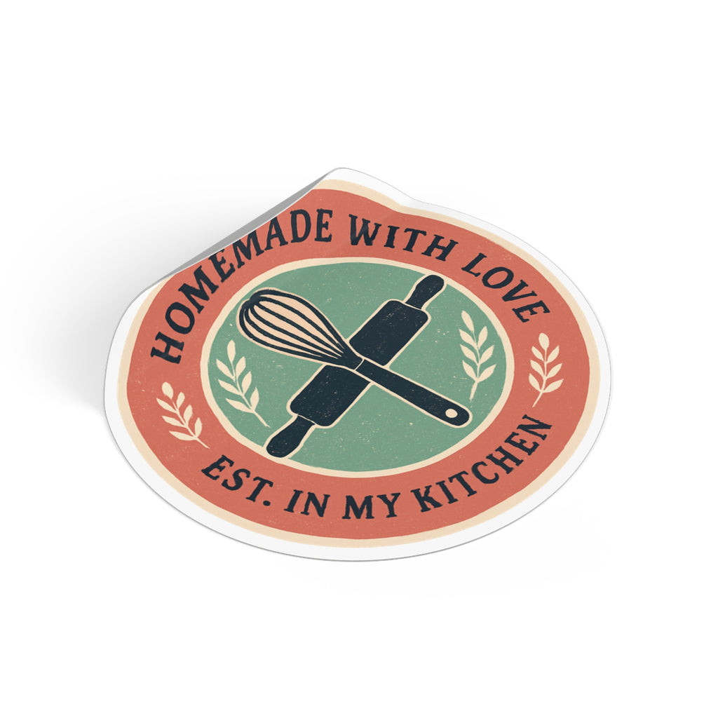 Homemade With Love | Sticker, retro badge