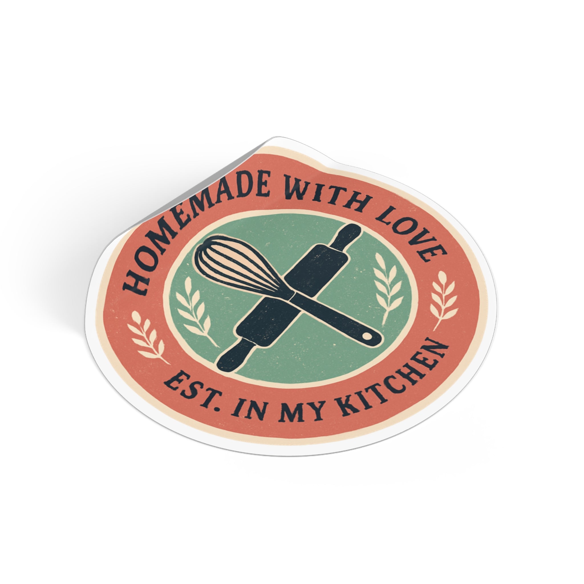 Homemade With Love | Sticker, retro badge