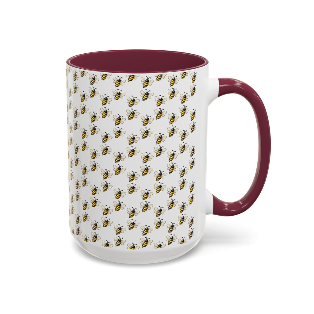Honey Bee Pattern Mug | Ceramic Coffee Cup