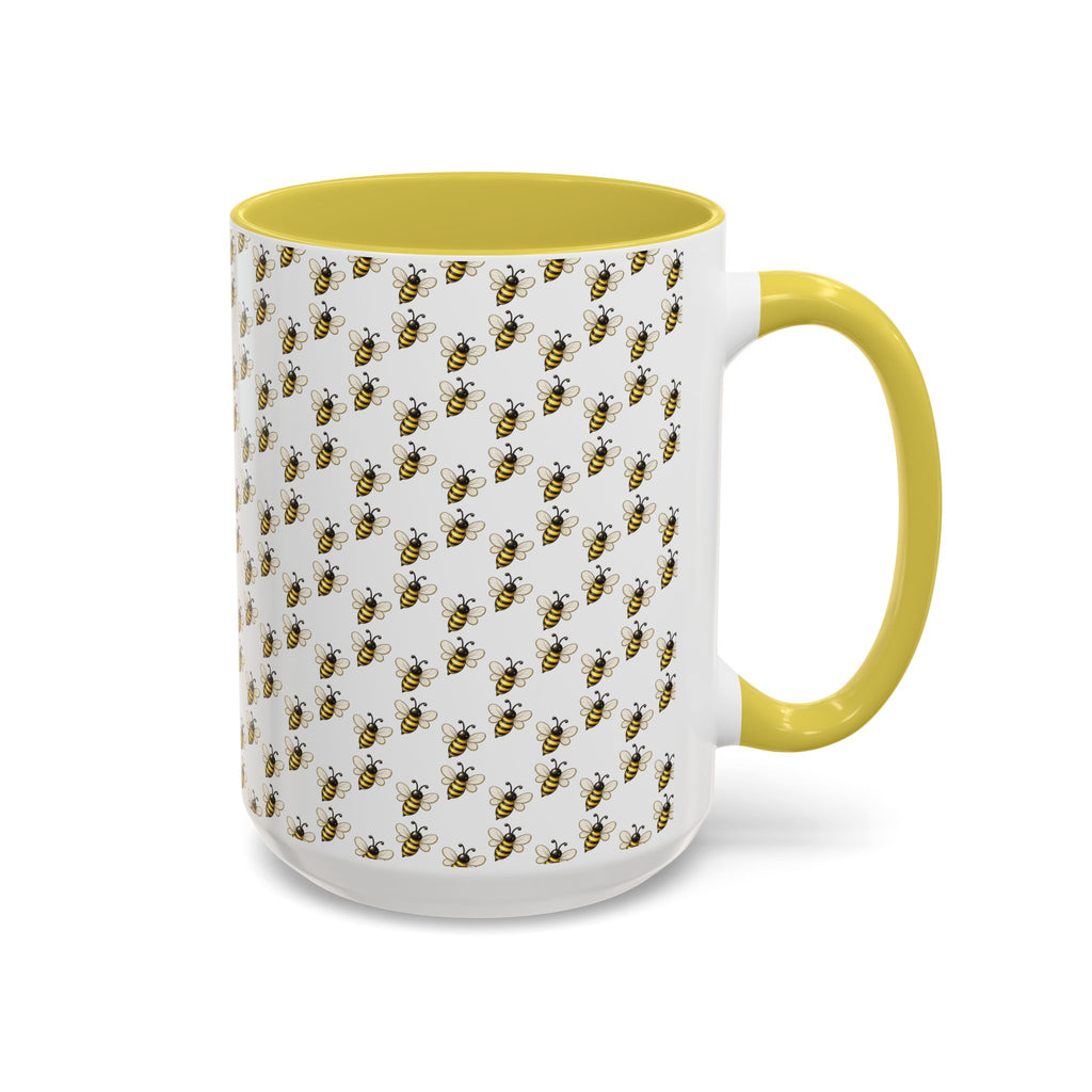 Honey Bee Pattern Mug | Ceramic Coffee Cup