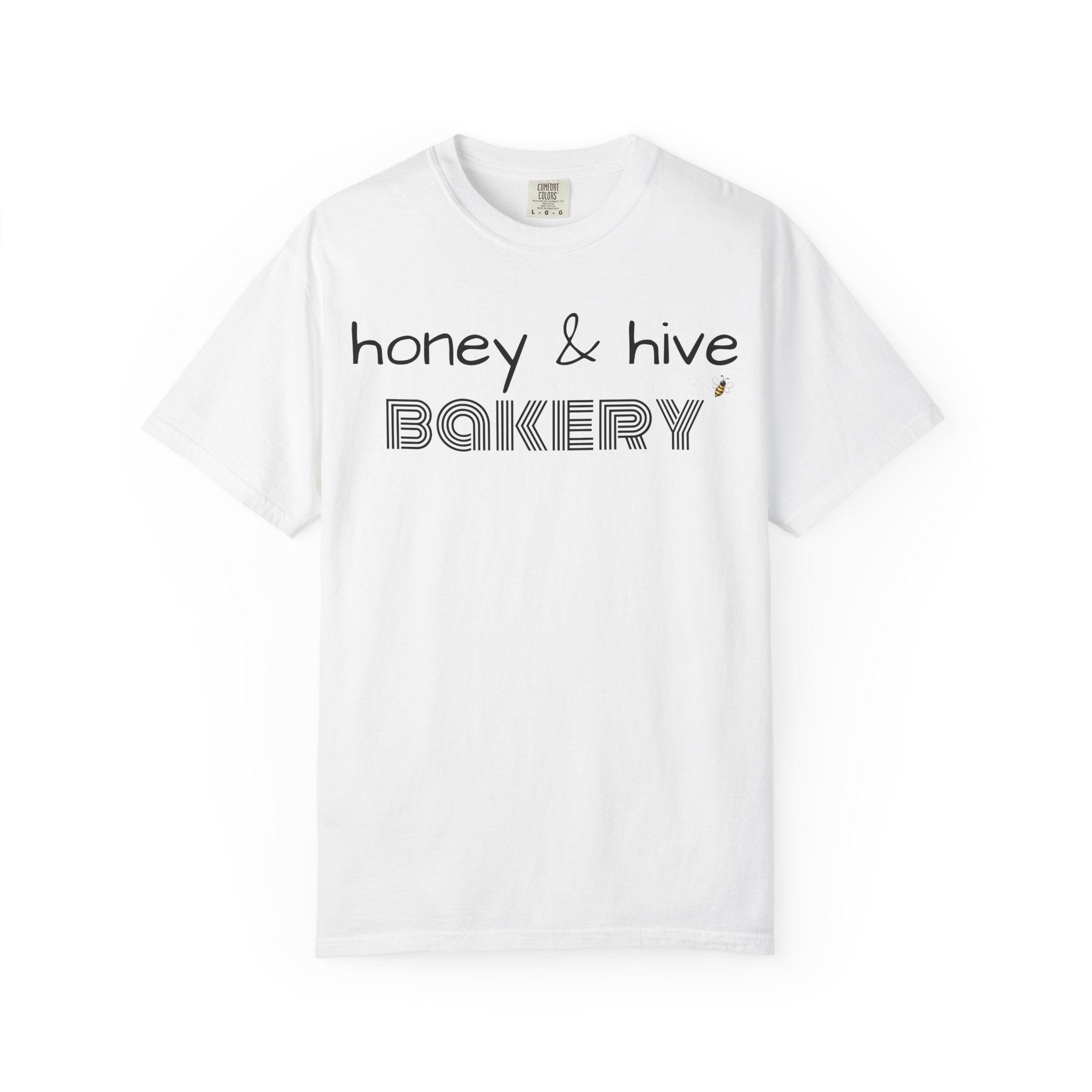 Honey & Hive Bakery T-shirt | Retro Script Logo