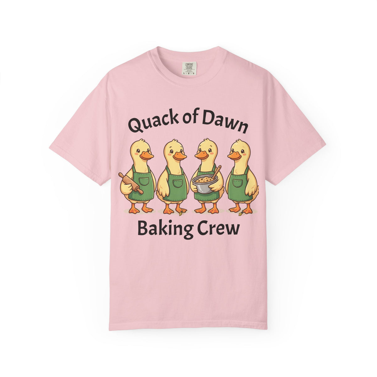 Quack of Dawn Baking Crew T-shirt | Duck Bakers Illustration