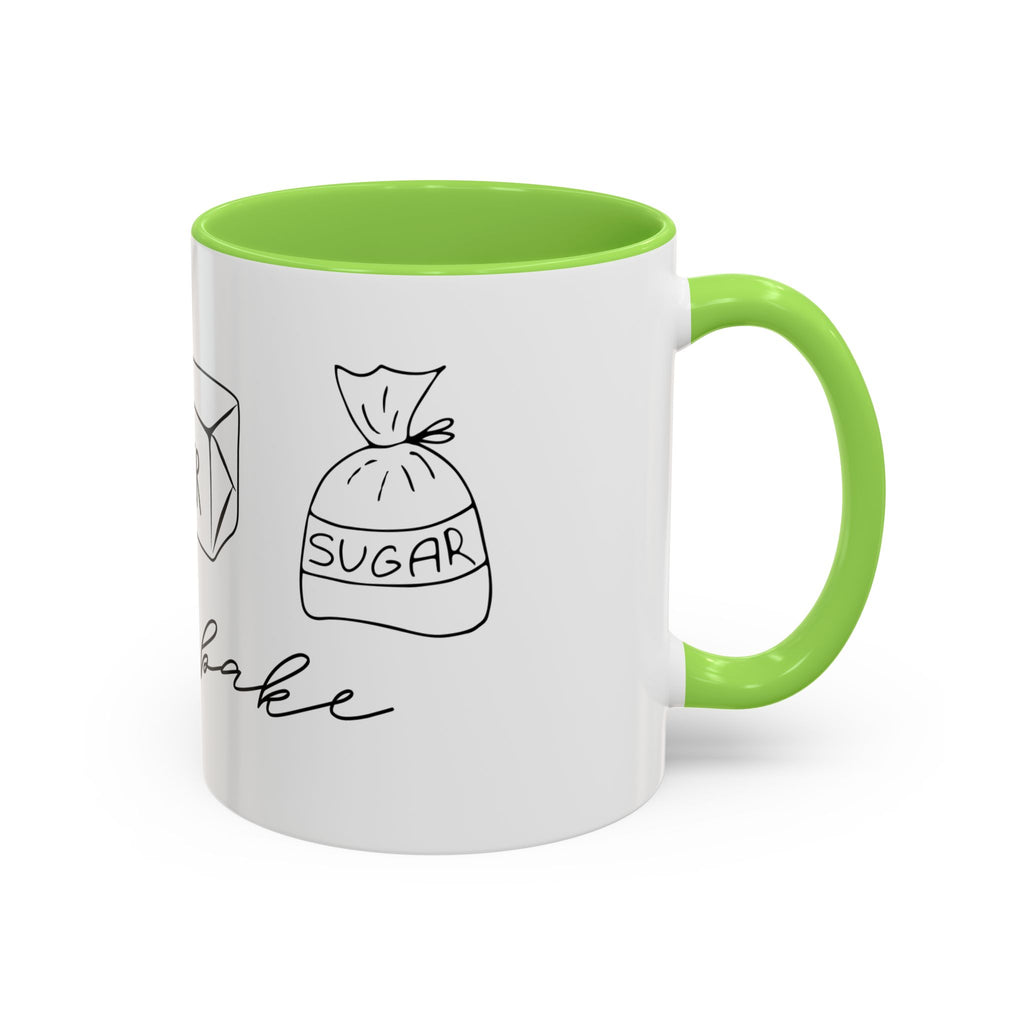 Baking Ingredients Illustration Mug | Ceramic Mug