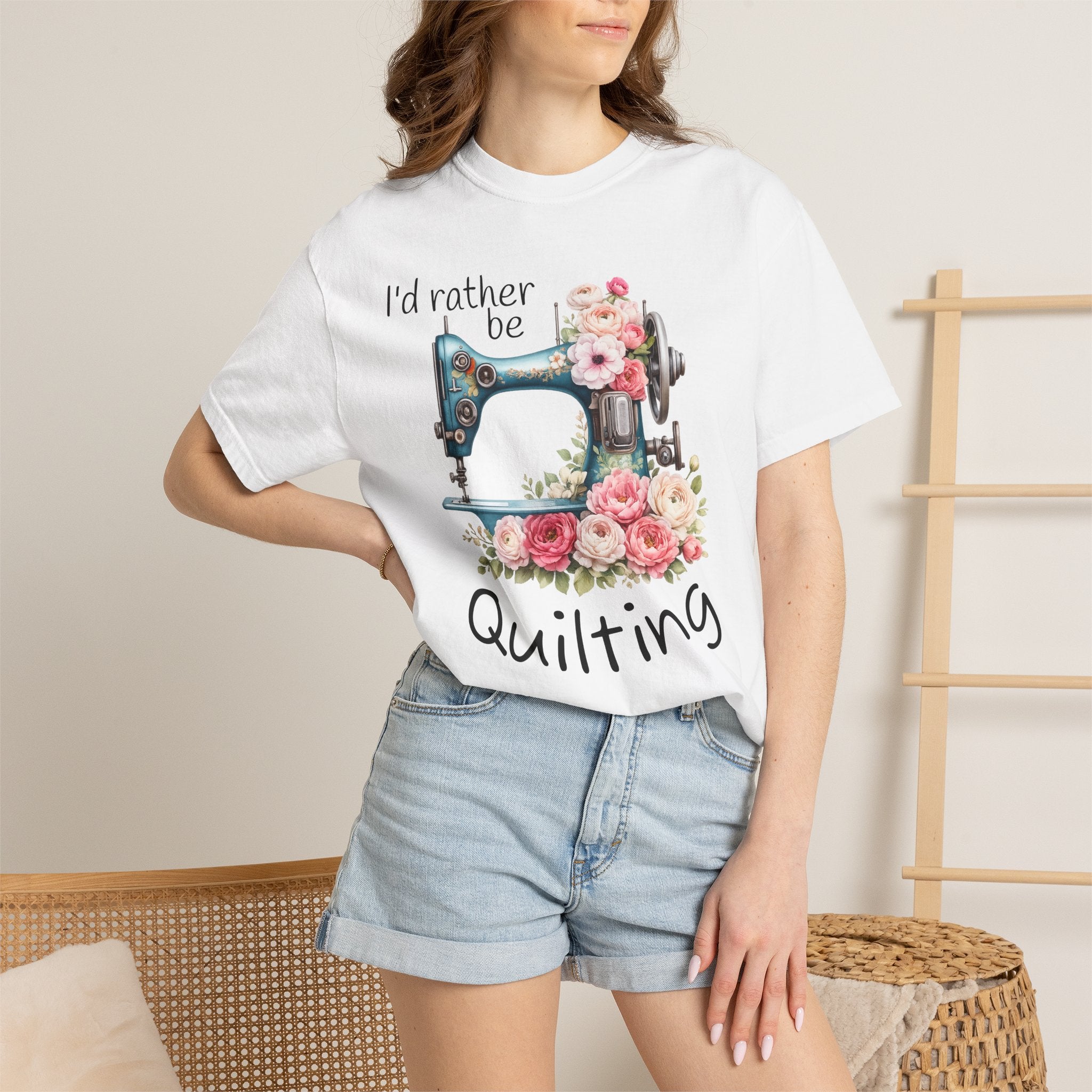 I'd Rather Be Quilting | T-Shirt
