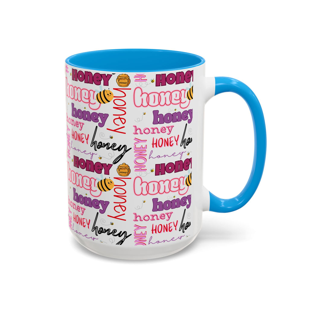 Honey Script Pattern Mug | Colorful Ceramic Mug