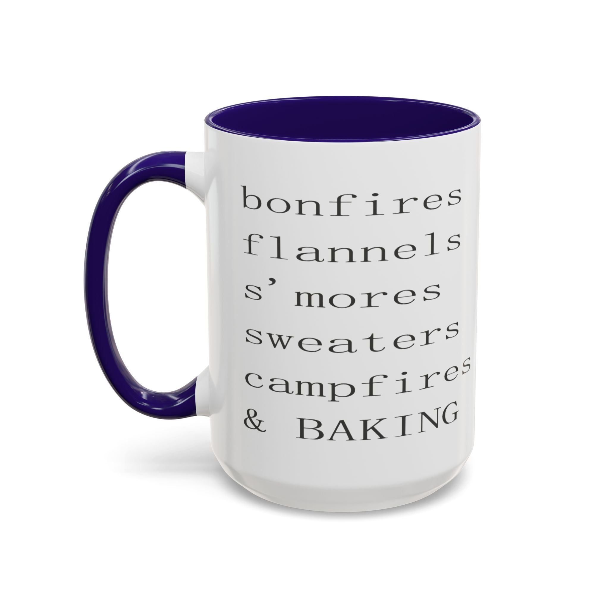 Minimalist Line Text Coffee Mug | Color Accent Mug