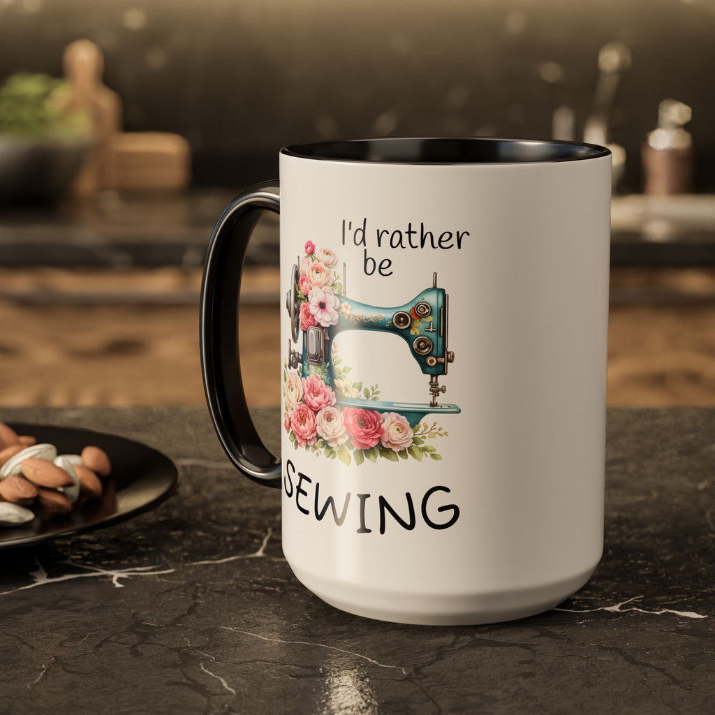Colorful Camper Van Illustration Mug | Ceramic