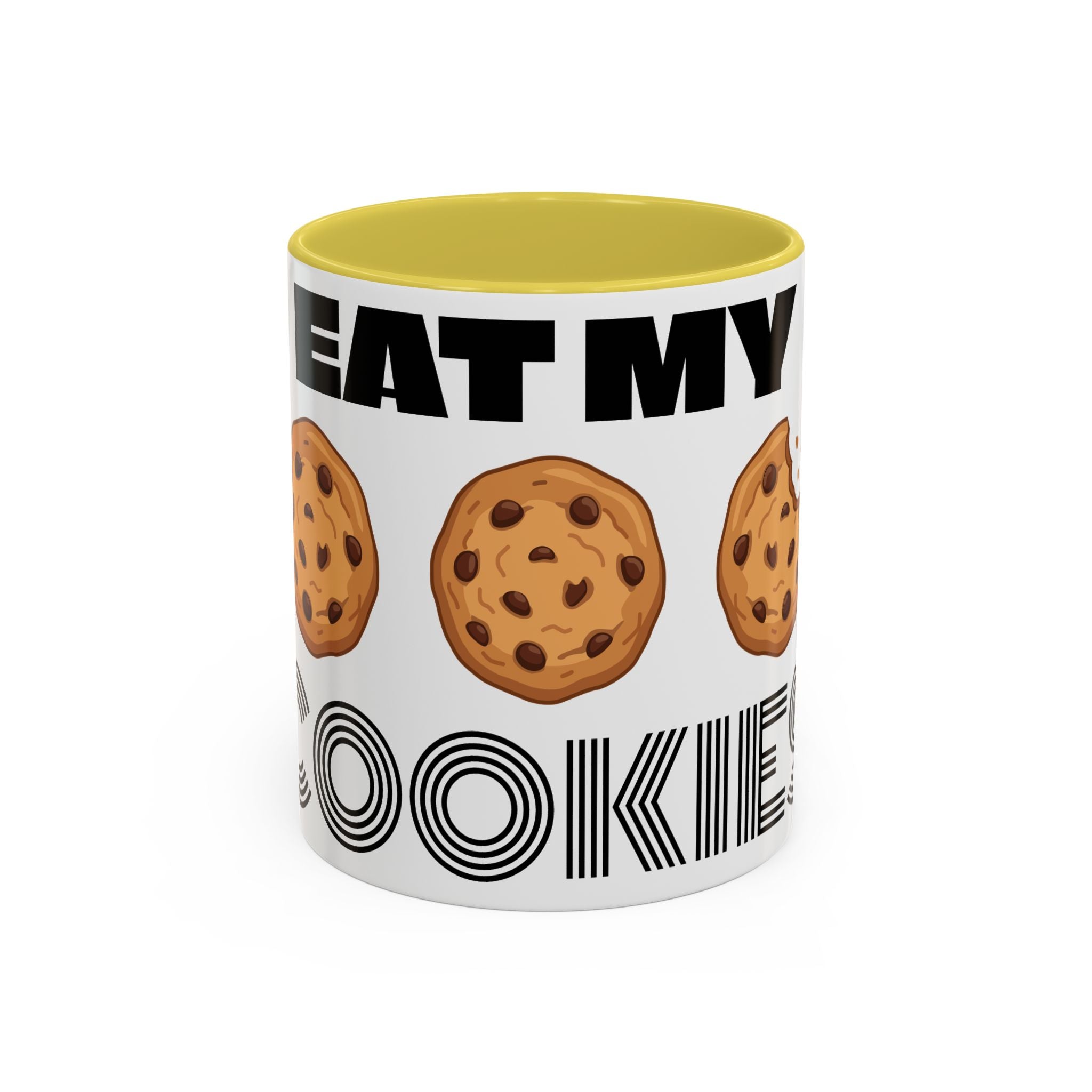 Eat My Cookies Mug | Chocolate Chip Cookie Illustration