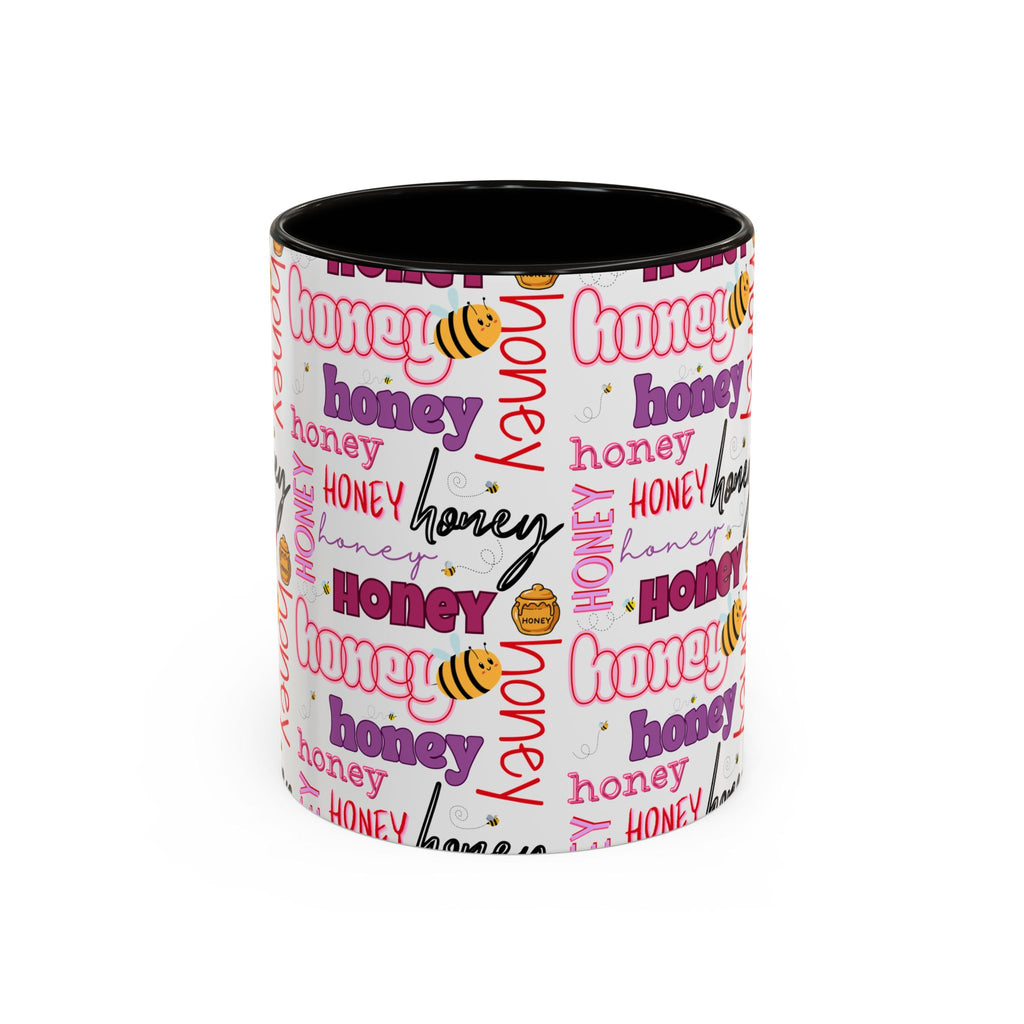 Honey Script Pattern Mug | Colorful Ceramic Mug