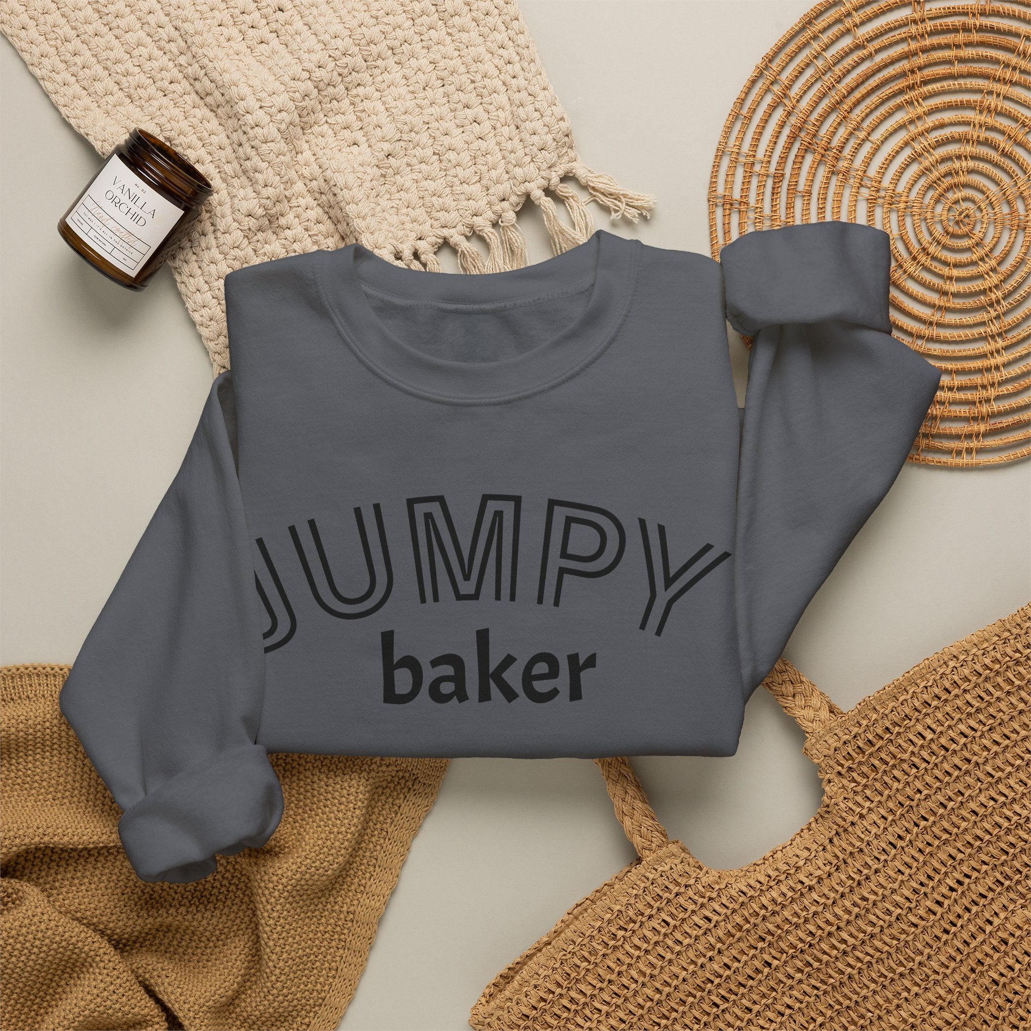 Jumpy Baker Sweatshirt | Hoppy to Bake For You