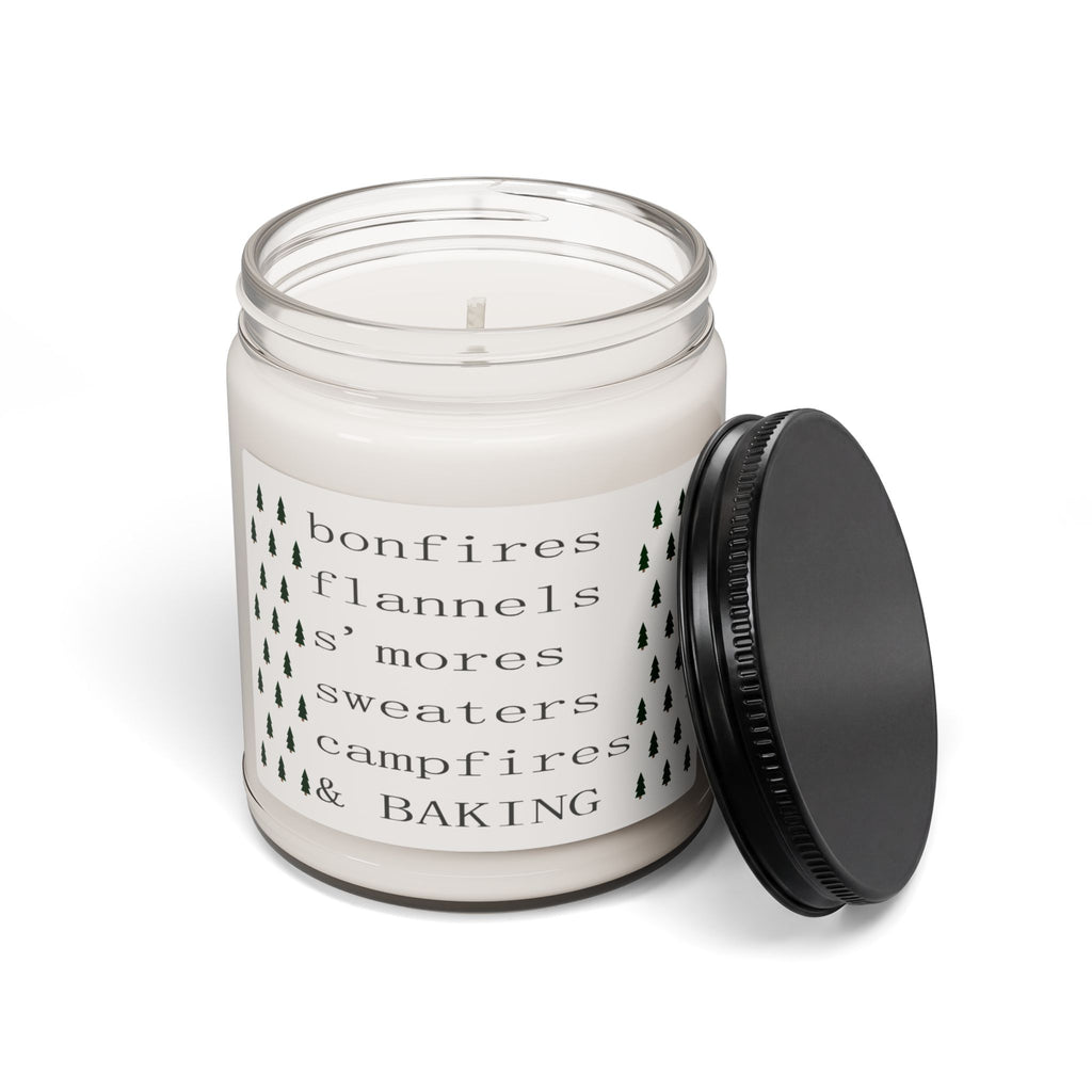 bonfires flannels s'mores sweaters campfires & baking Candle