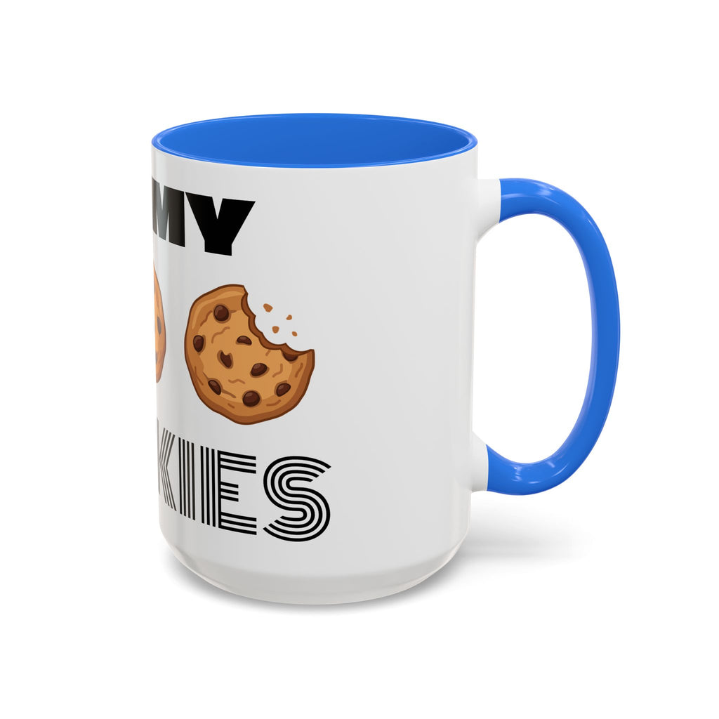Eat My Cookies Mug | Chocolate Chip Cookie Illustration