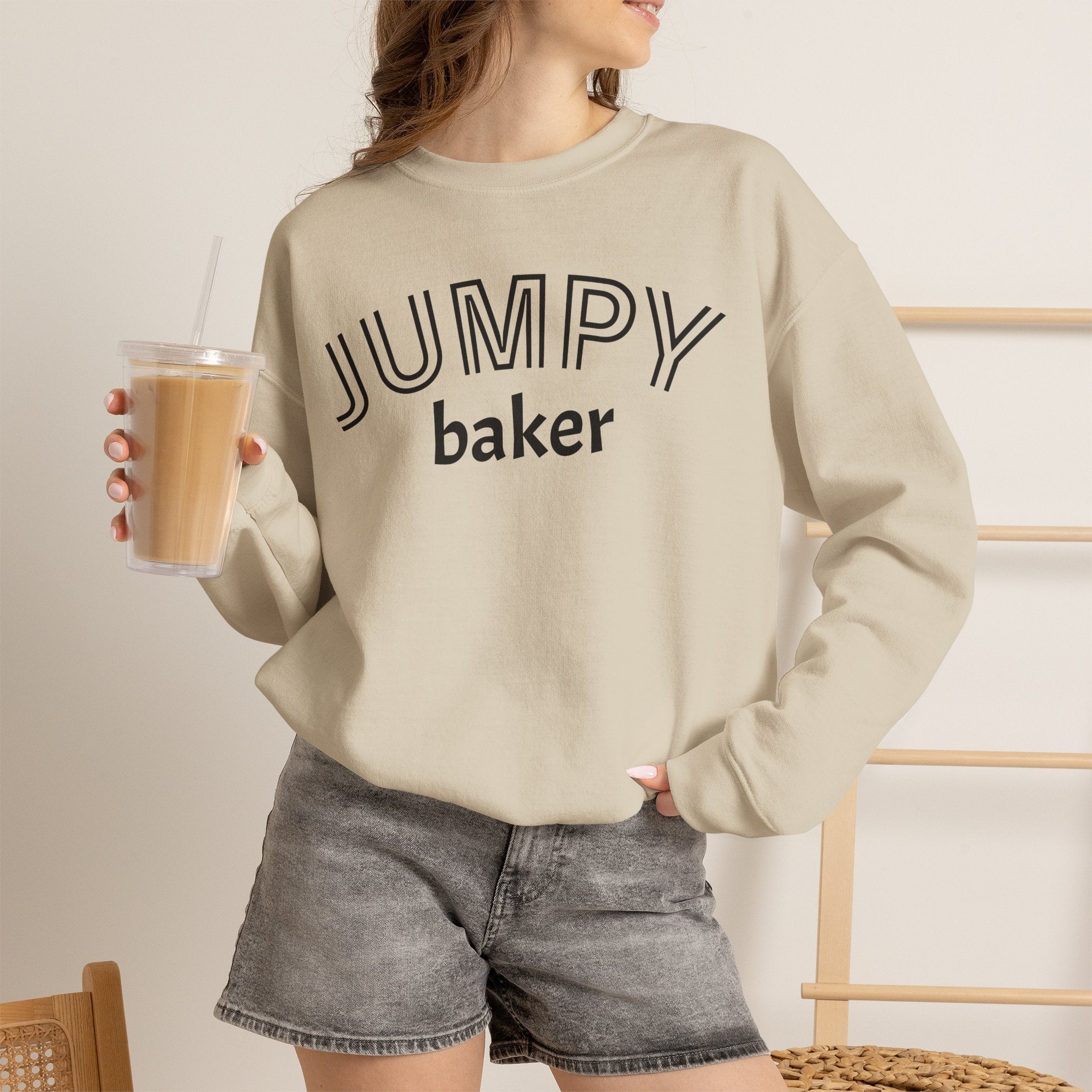 Jumpy Baker Sweatshirt | Hoppy to Bake For You