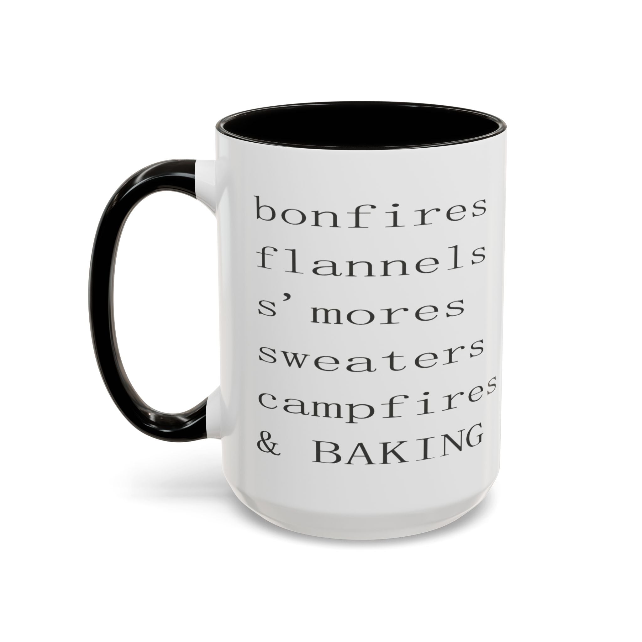 Minimalist Line Text Coffee Mug | Color Accent Mug