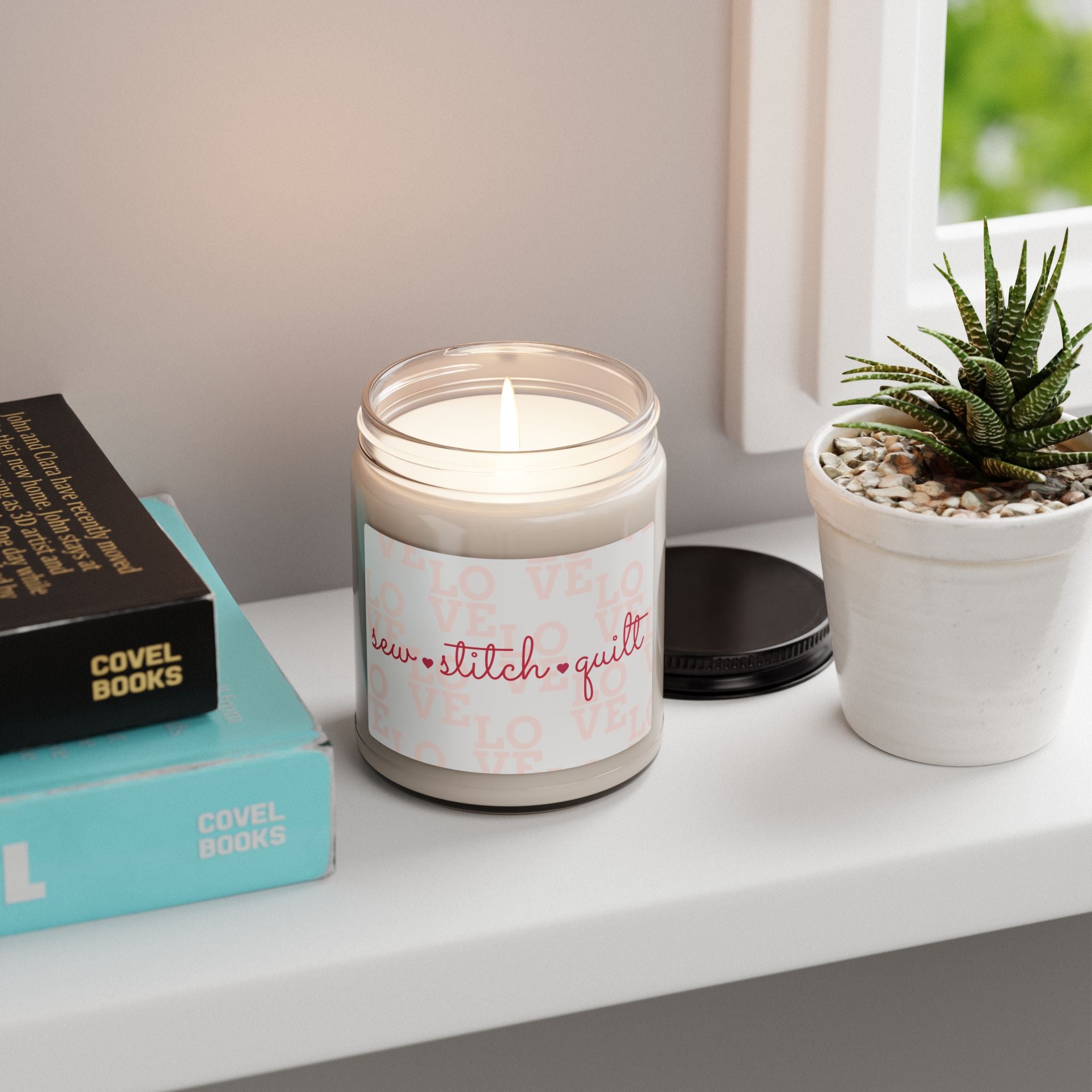 Sew Stitch Quilt Soy Candle — 9oz