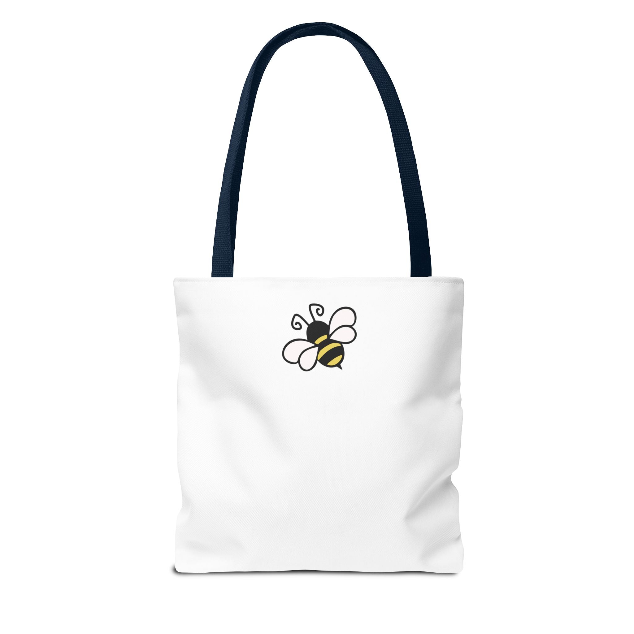 Sew Bee-utiful Tote Bag White | bee sewing craft motif