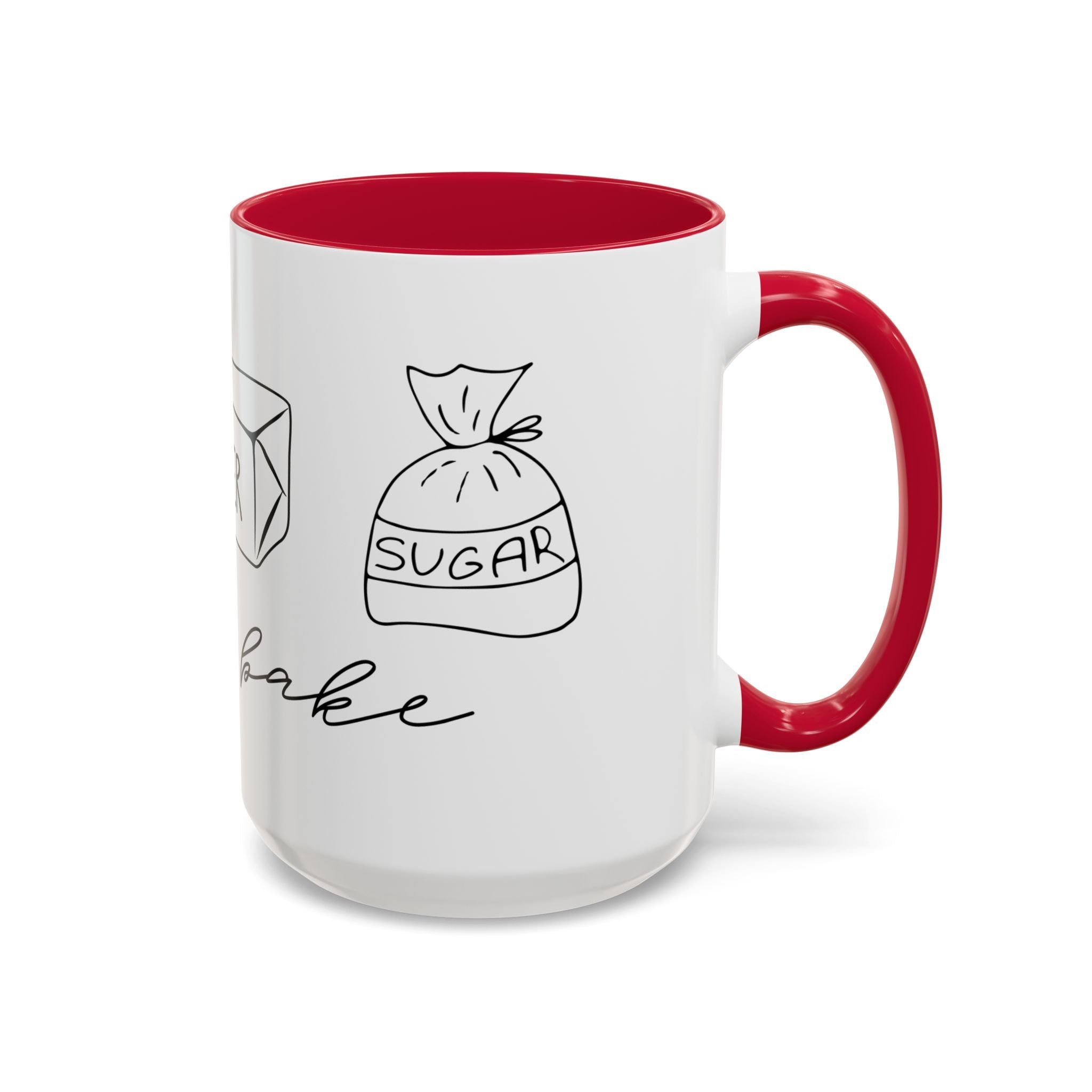 Baking Ingredients Illustration Mug | Ceramic Mug