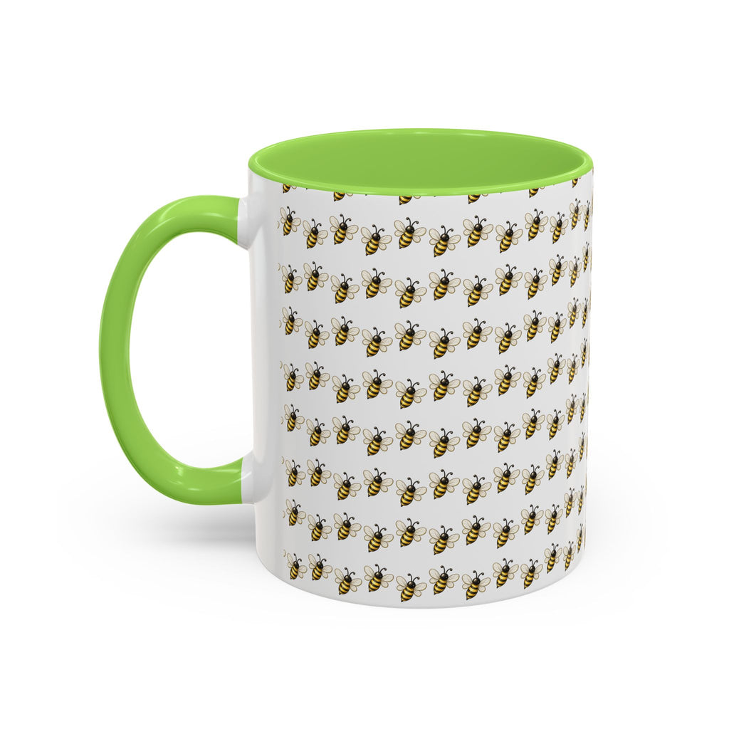 Honey Bee Pattern Mug | Ceramic Coffee Cup