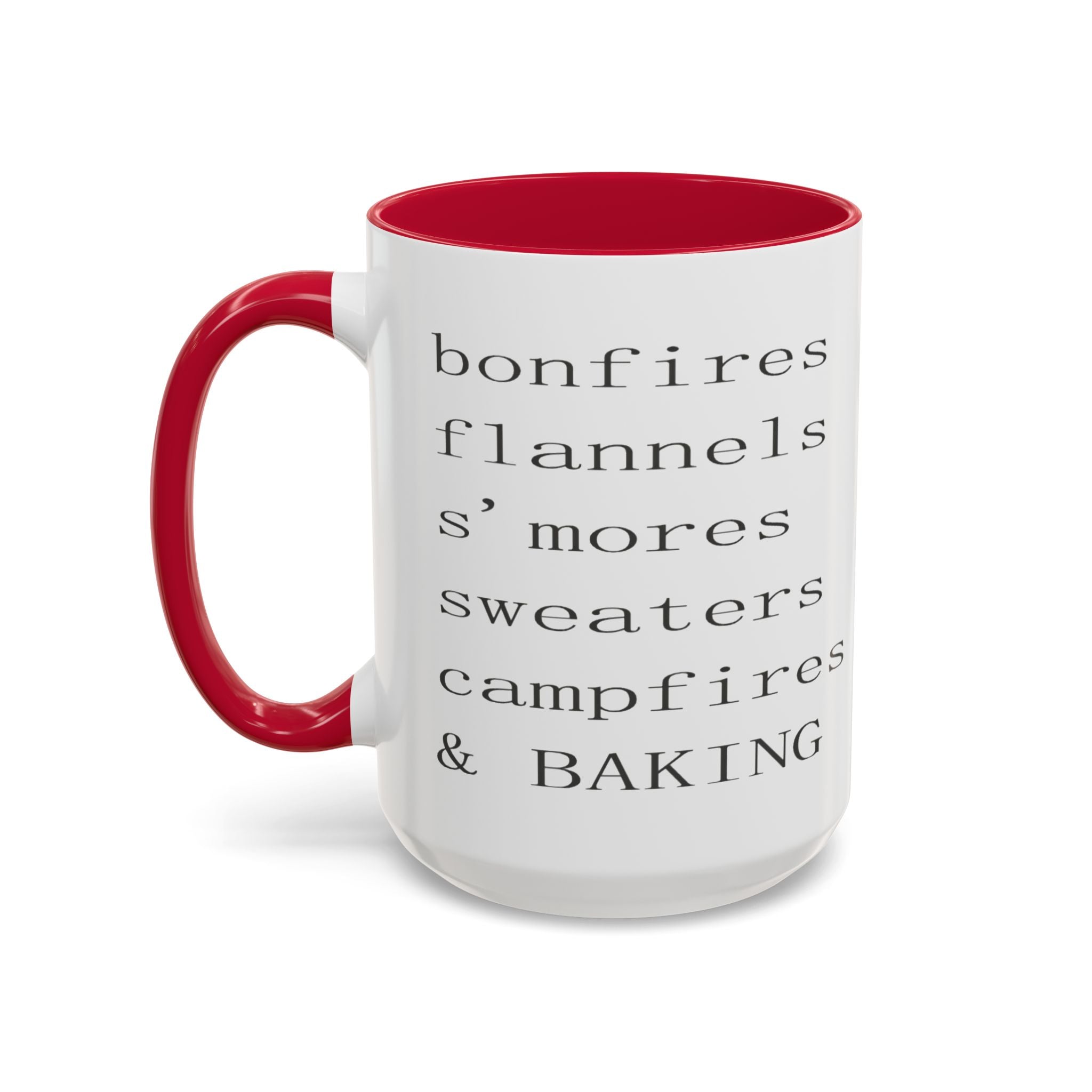 Minimalist Line Text Coffee Mug | Color Accent Mug