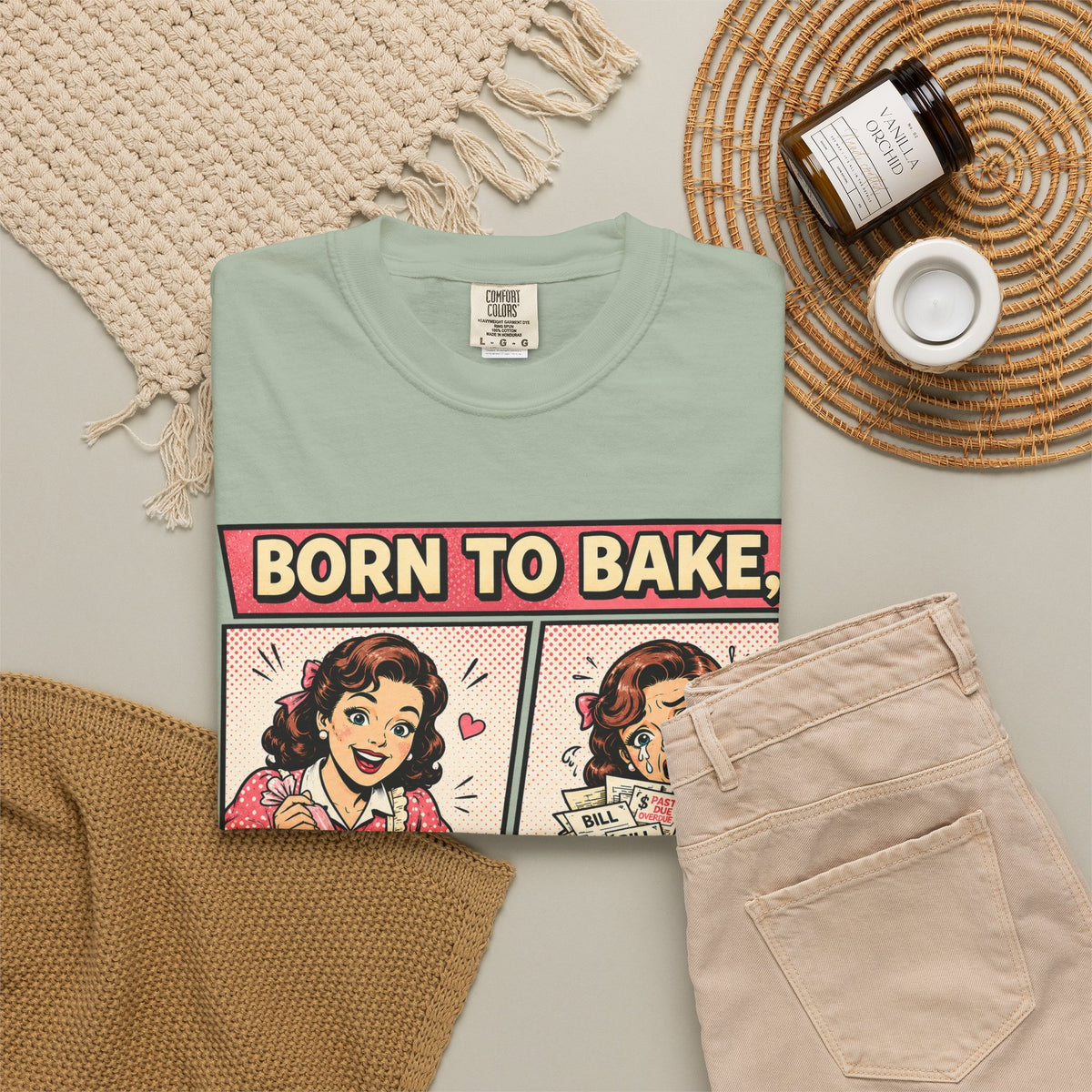 Born to Bake, Forced to Adult T-Shirt