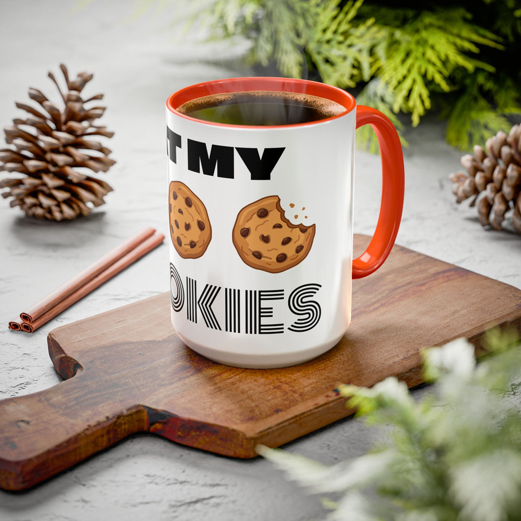 Eat My Cookies Mug | Chocolate Chip Cookie Illustration