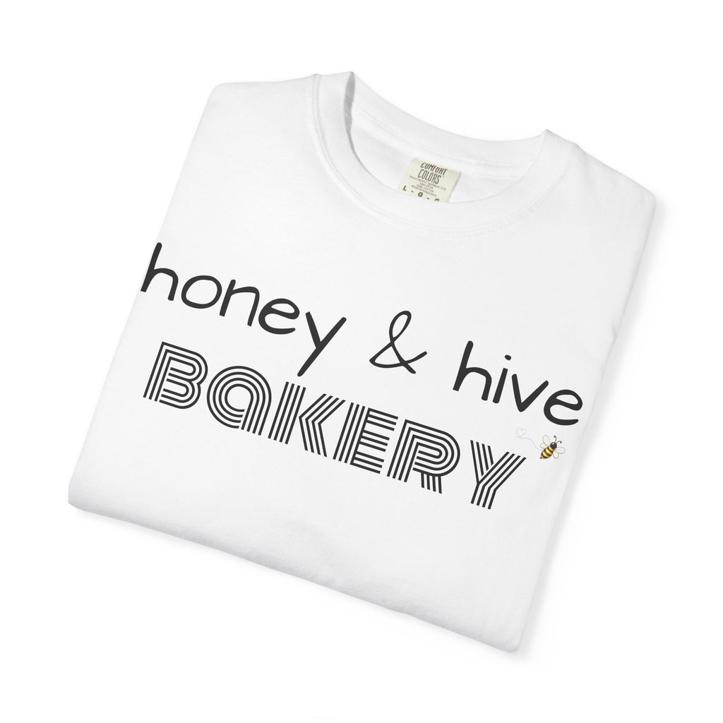 Honey & Hive Bakery T-shirt | Retro Script Logo