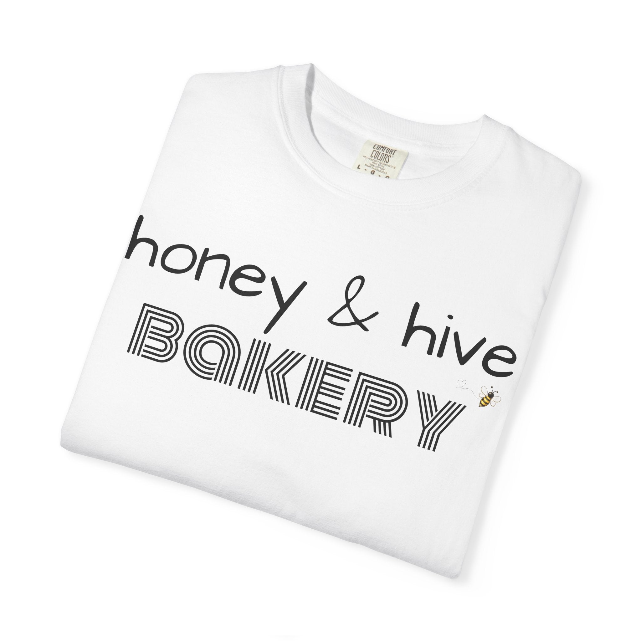 Honey & Hive Bakery T-shirt | Retro Script Logo