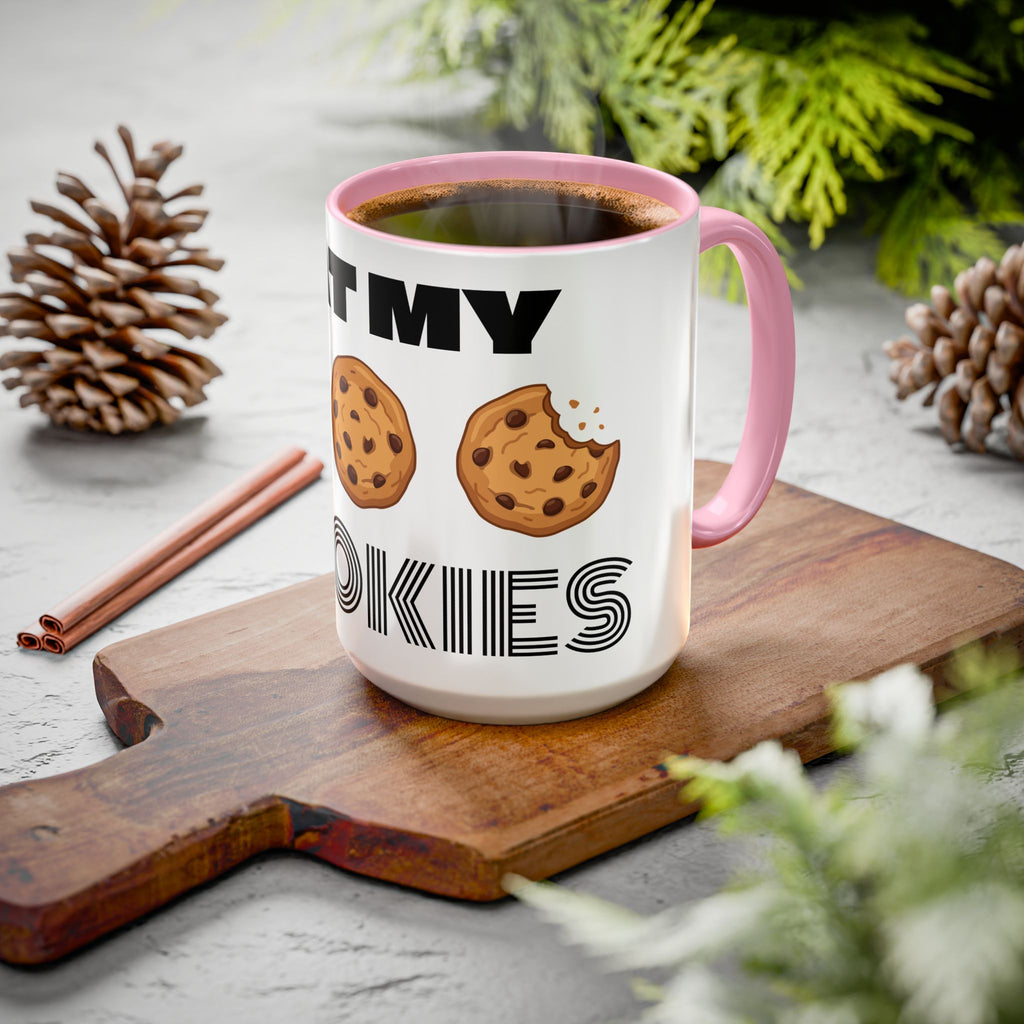 Eat My Cookies Mug | Chocolate Chip Cookie Illustration