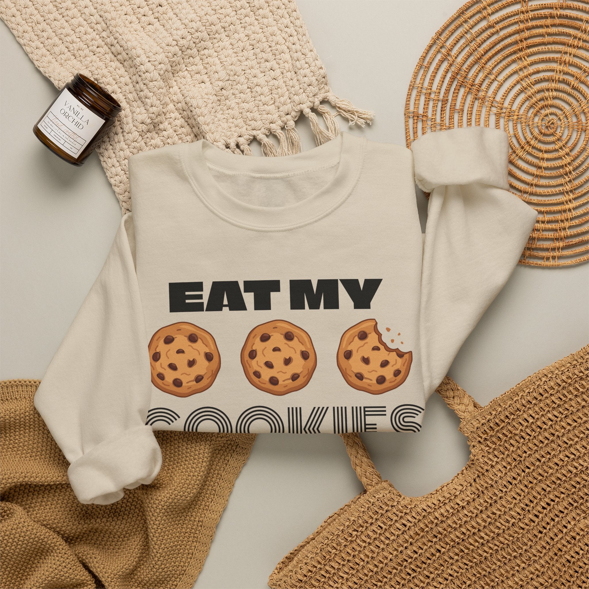 Chocolate Chip Cookies sweatshirt | cookie design