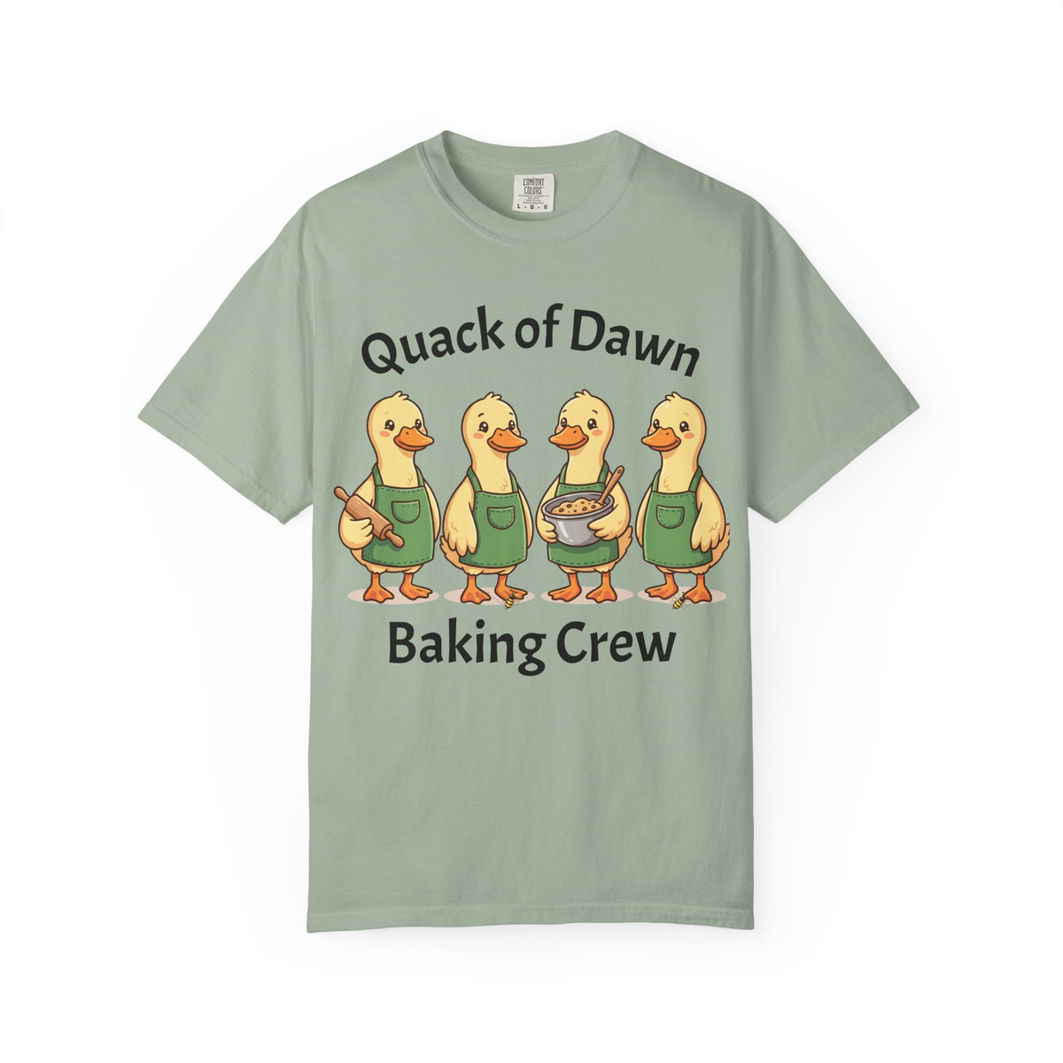 Quack of Dawn Baking Crew T-shirt | Duck Bakers Illustration