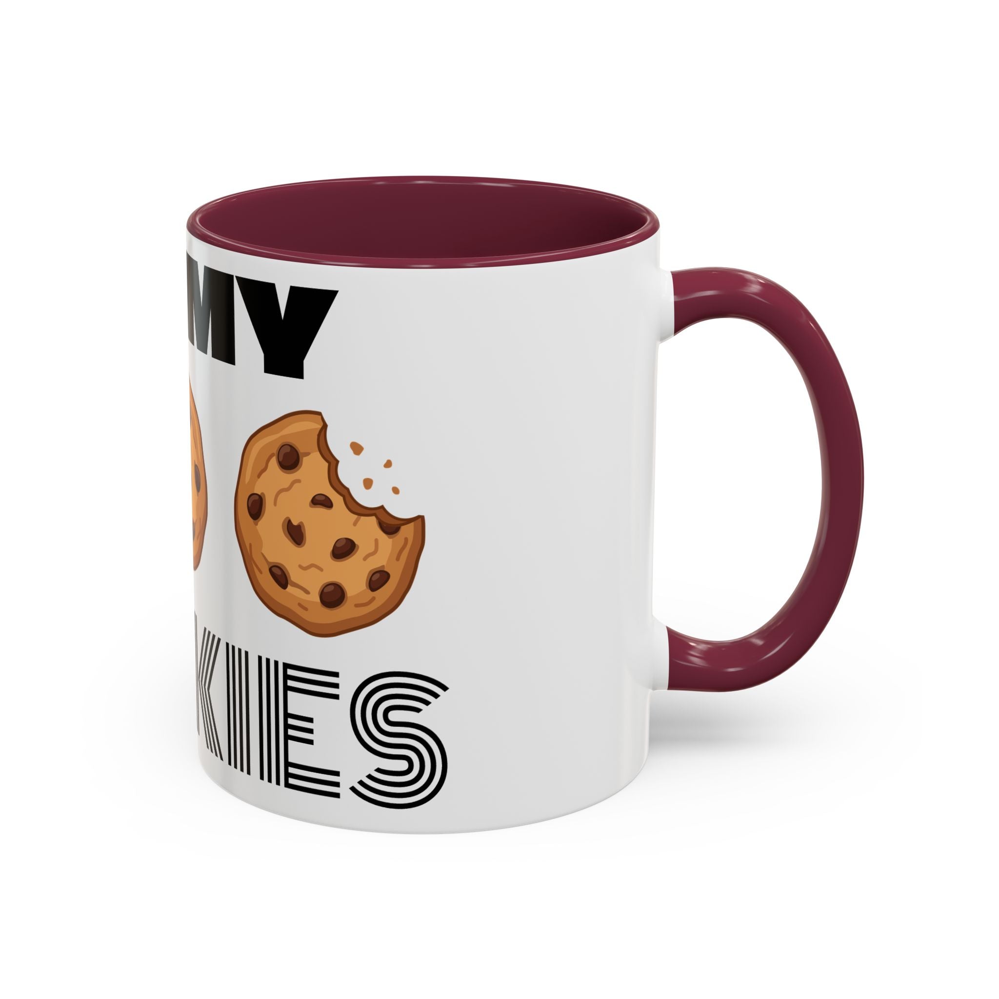 Eat My Cookies Mug | Chocolate Chip Cookie Illustration