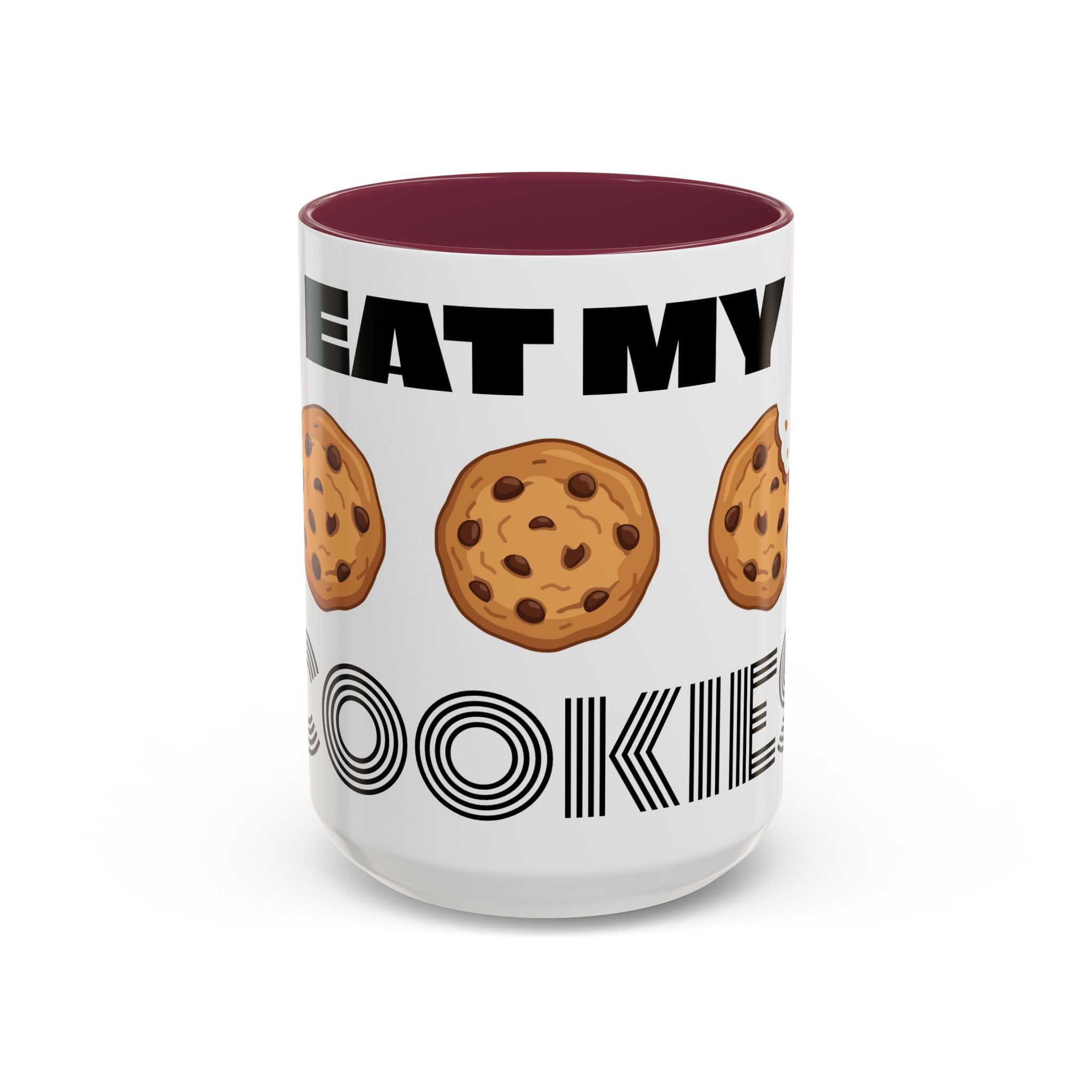 Eat My Cookies Mug | Chocolate Chip Cookie Illustration
