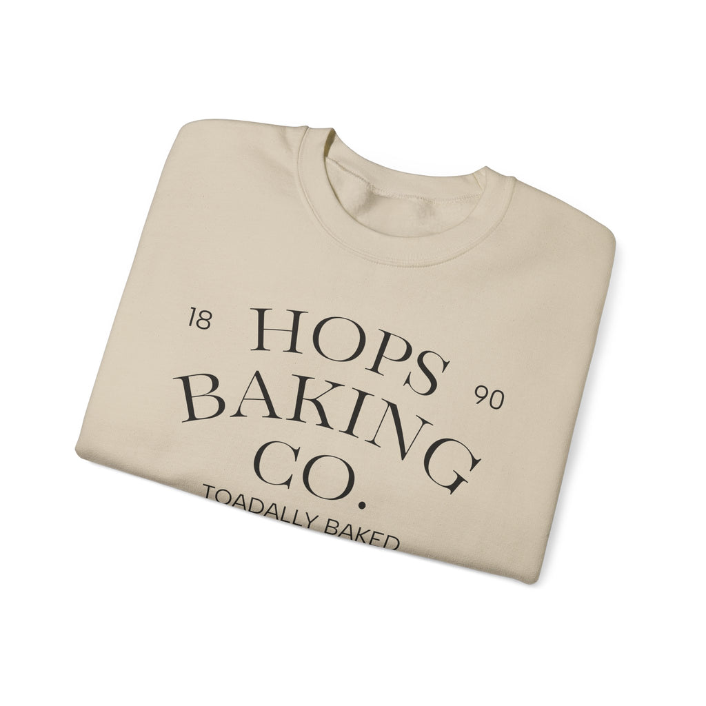 Hops Baking Co. Sweatshirt | Vintage Bakery Design