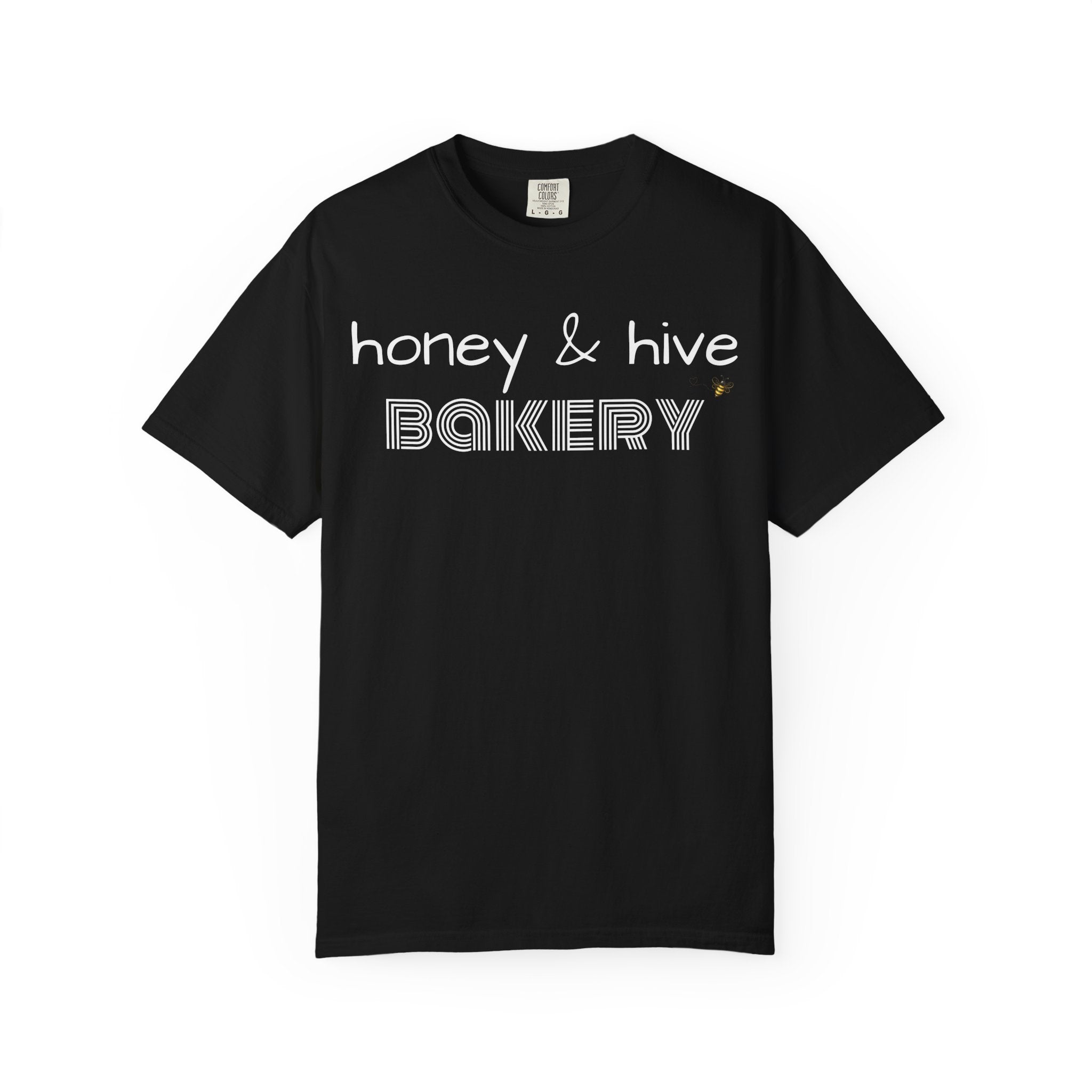 Honey & Hive Bakery T-shirt | Retro Script Logo
