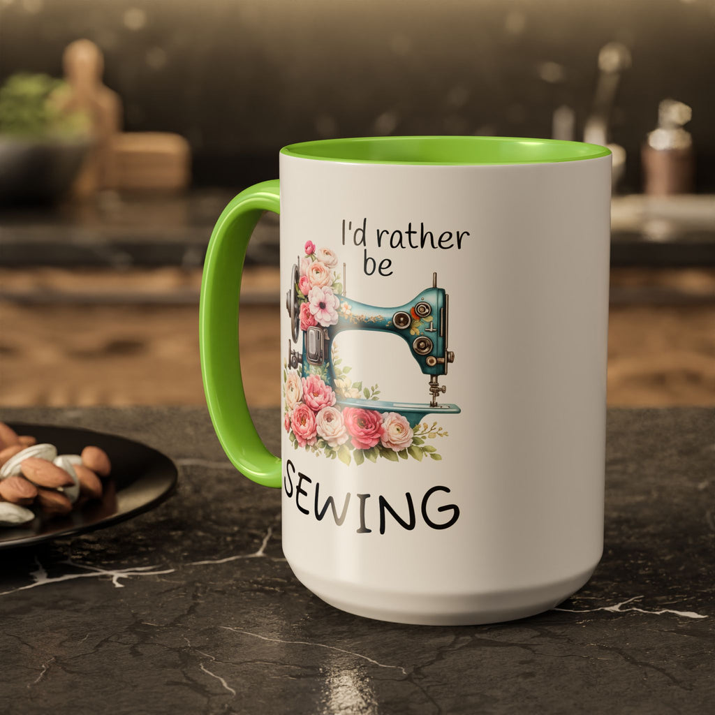Colorful Camper Van Illustration Mug | Ceramic
