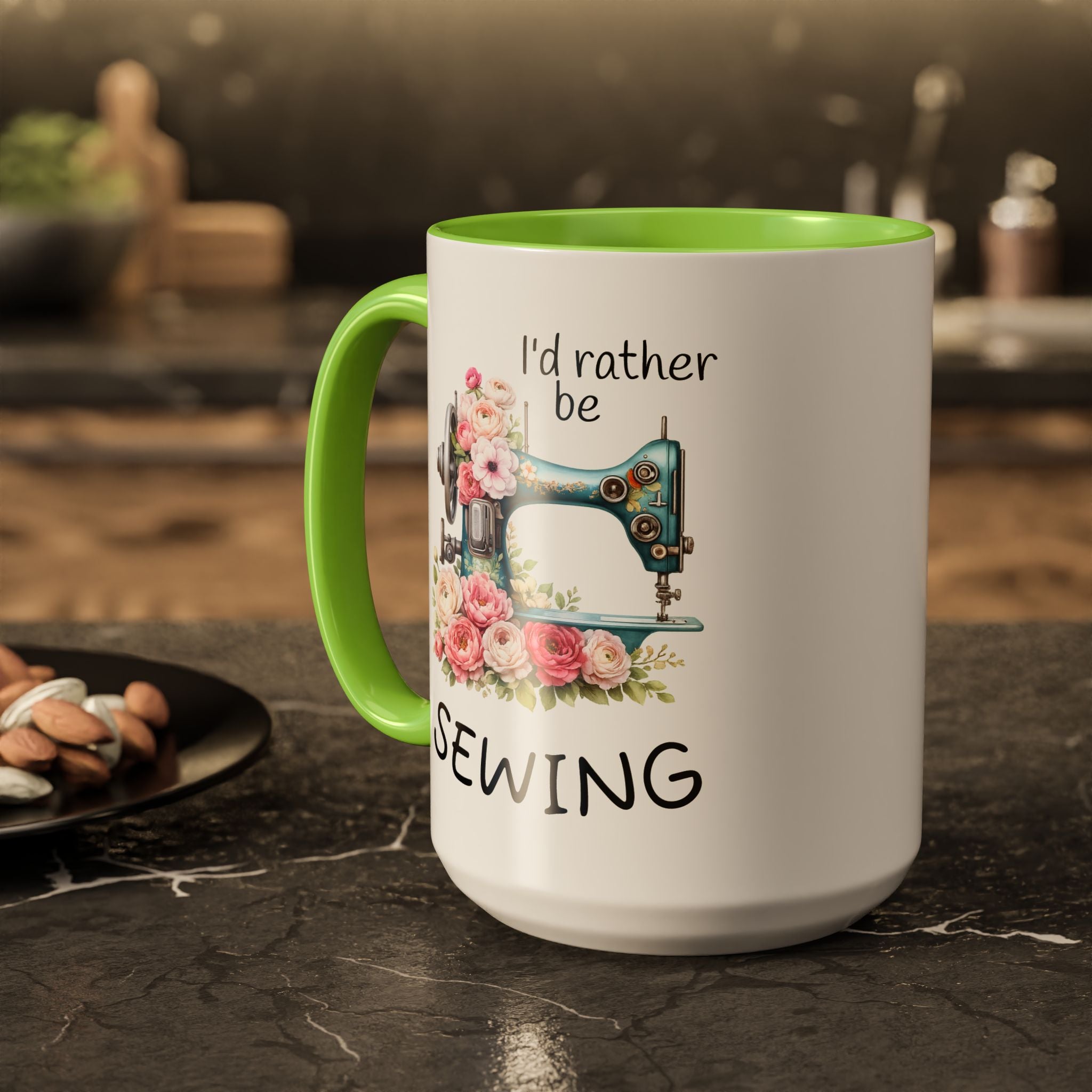 Colorful Camper Van Illustration Mug | Ceramic