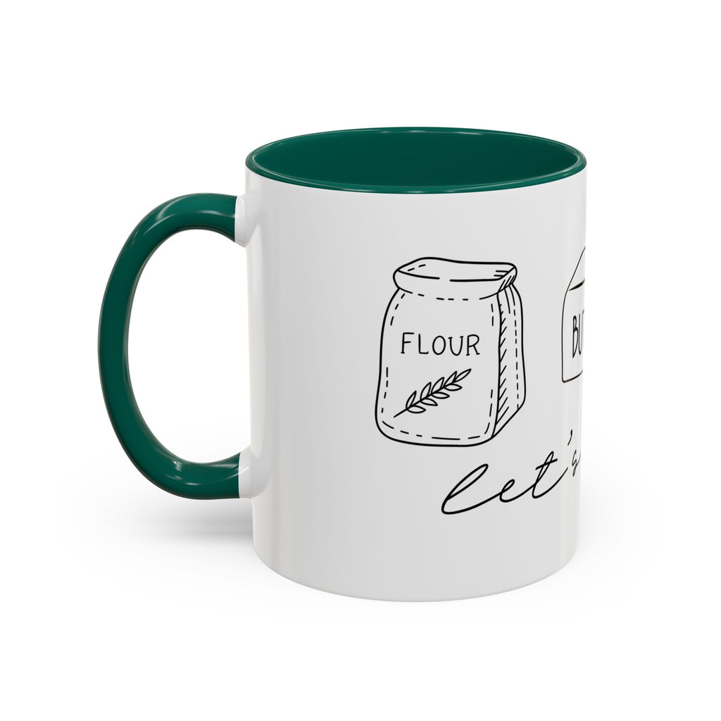 Baking Ingredients Illustration Mug | Ceramic Mug