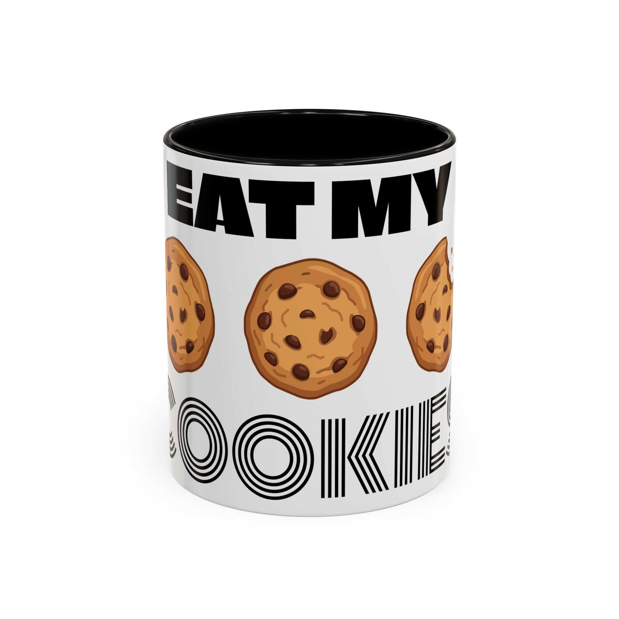 Eat My Cookies Mug | Chocolate Chip Cookie Illustration