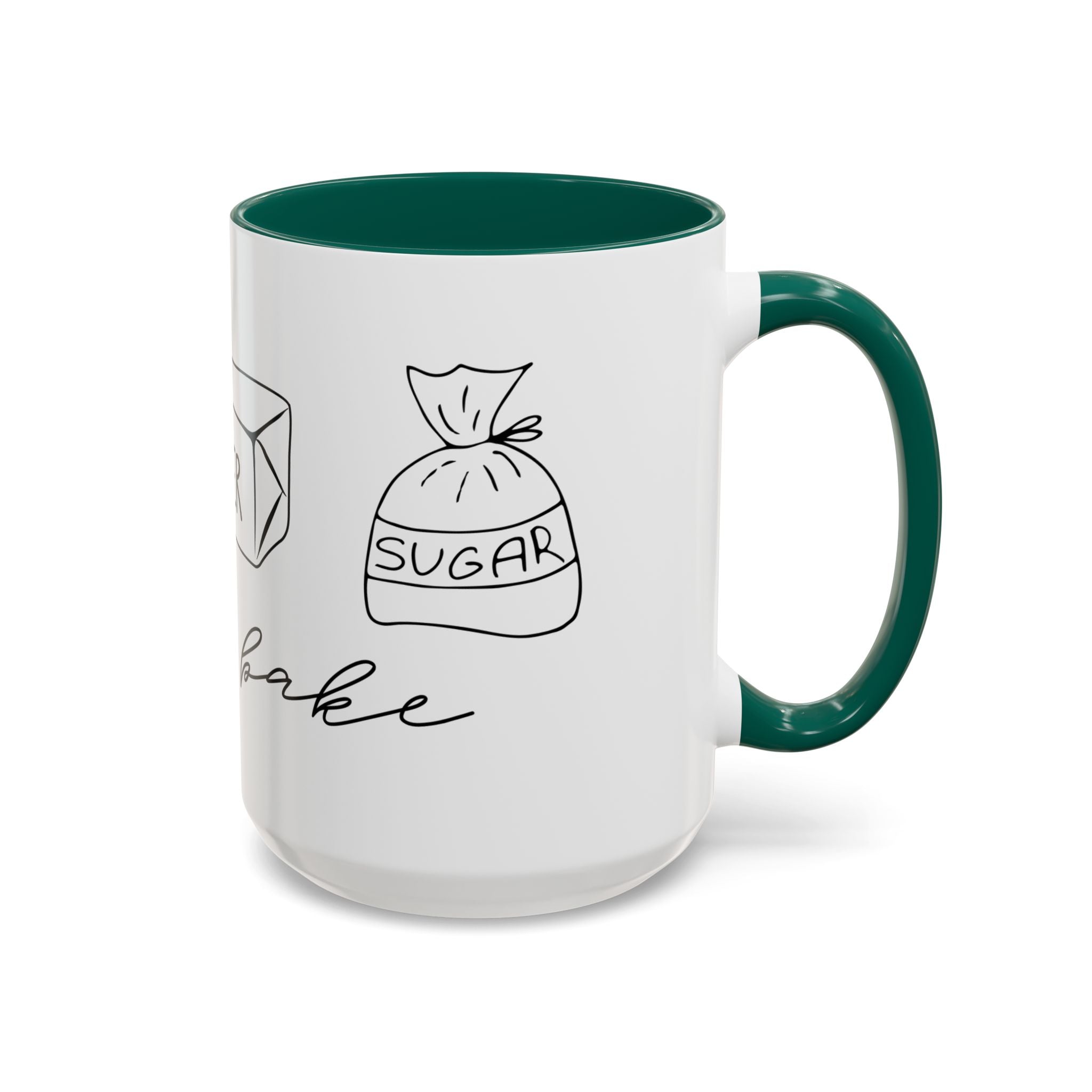 Baking Ingredients Illustration Mug | Ceramic Mug