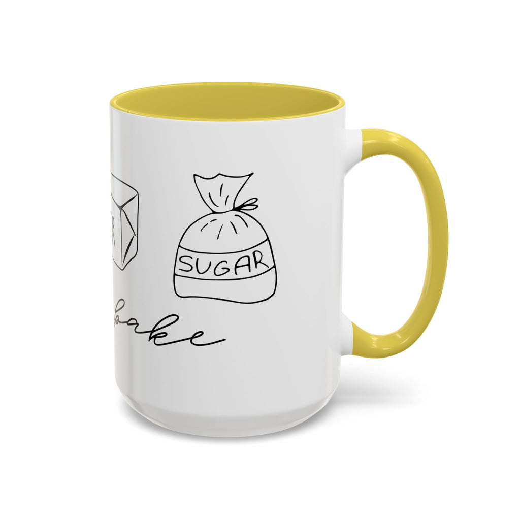 Baking Ingredients Illustration Mug | Ceramic Mug