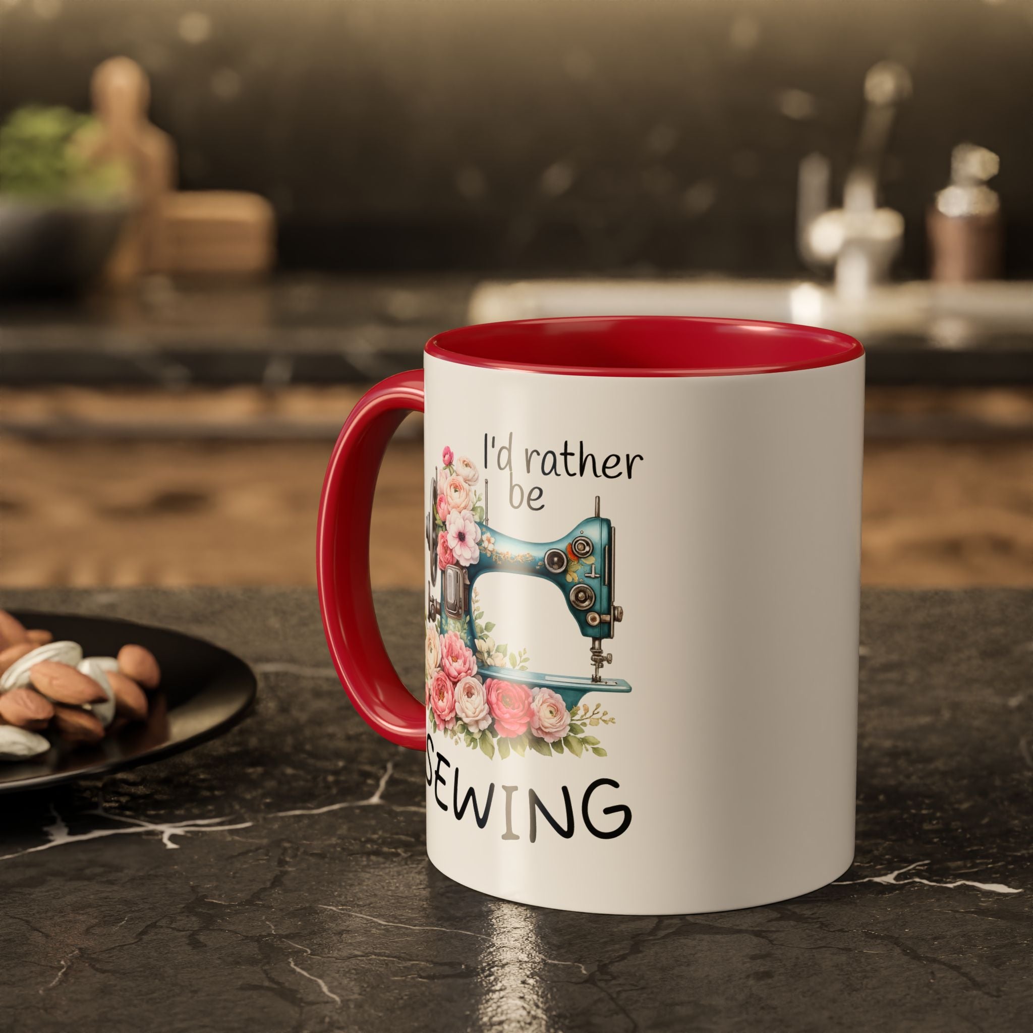 Colorful Camper Van Illustration Mug | Ceramic