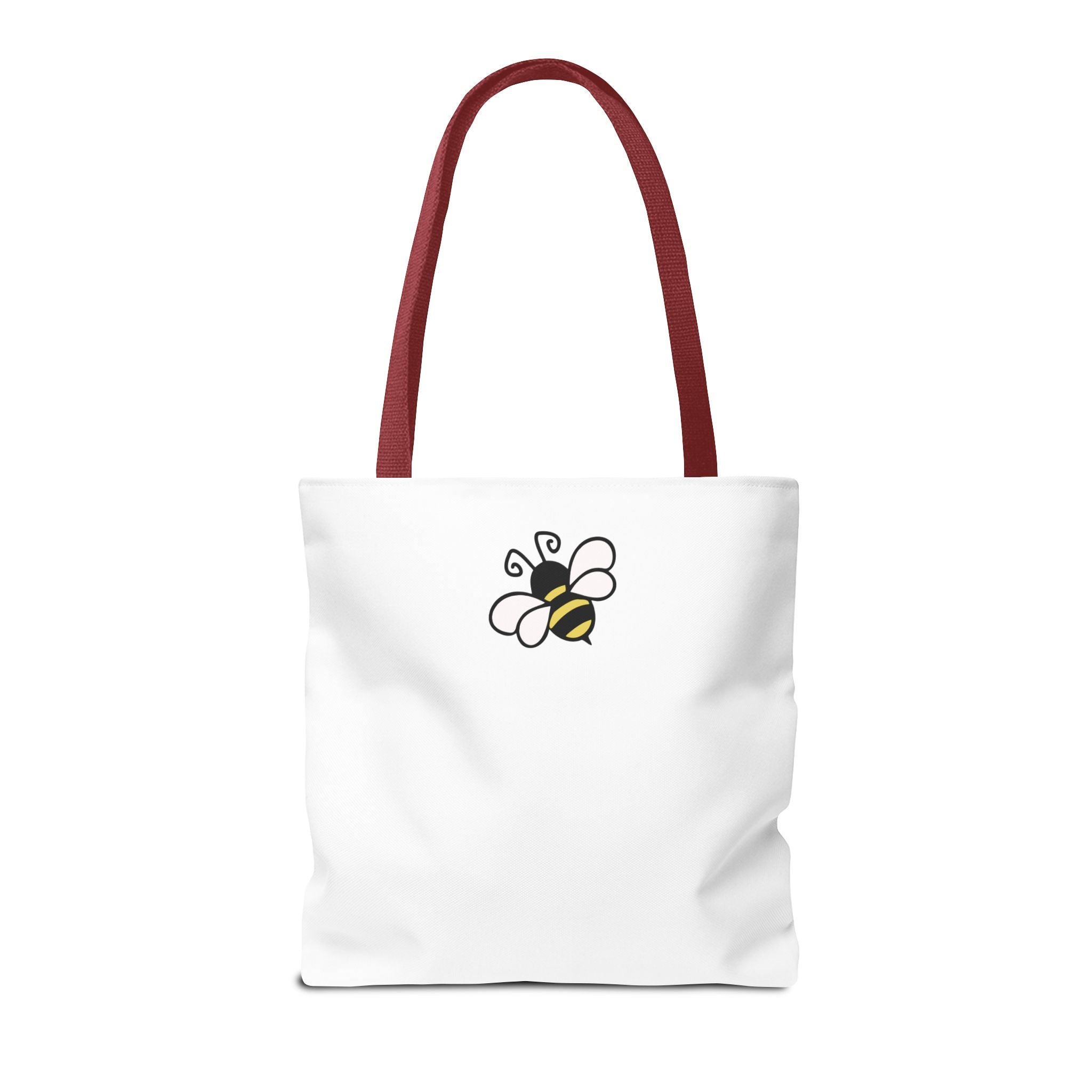 Sew Bee-utiful Tote Bag White | bee sewing craft motif