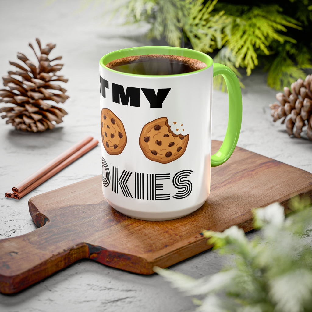 Eat My Cookies Mug | Chocolate Chip Cookie Illustration